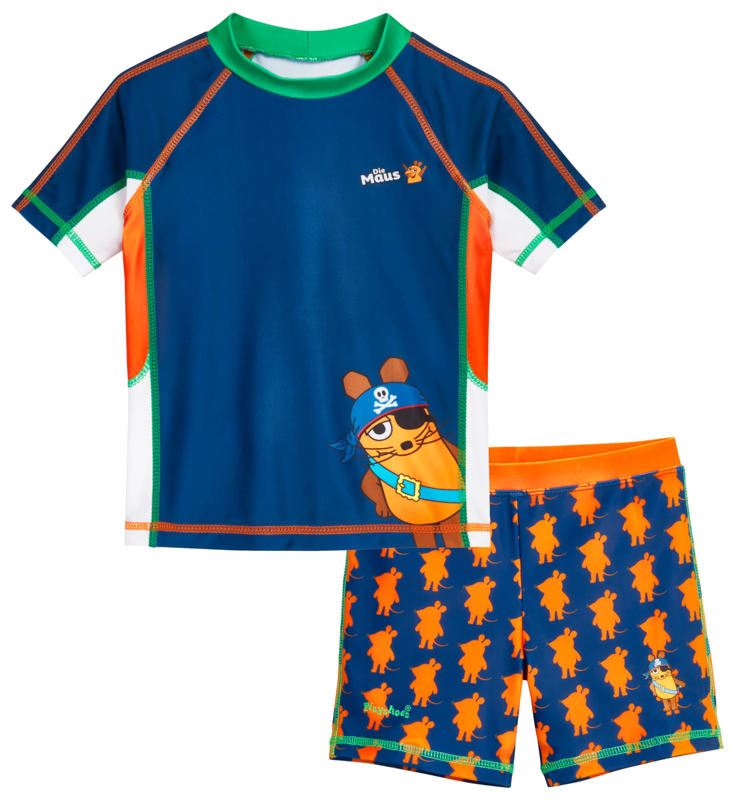 Playshoes Jungen Zweiteiler Rash-Guard-Set (1er Pack)