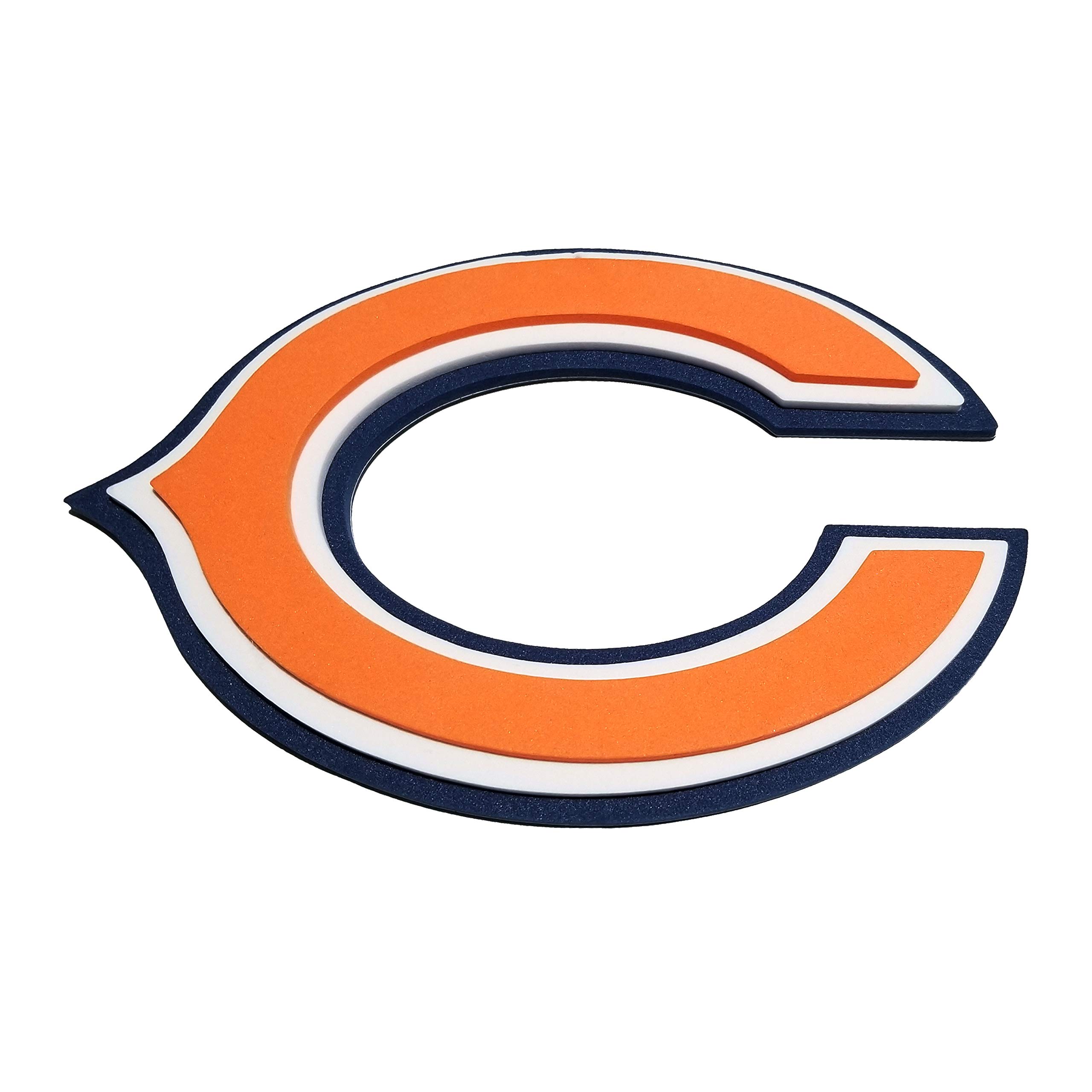 FanFave NFL Chicago Bears Chicago Bears NFL 3D Fanchain Magnet, Orange, Einheitsgröße (FF6705)