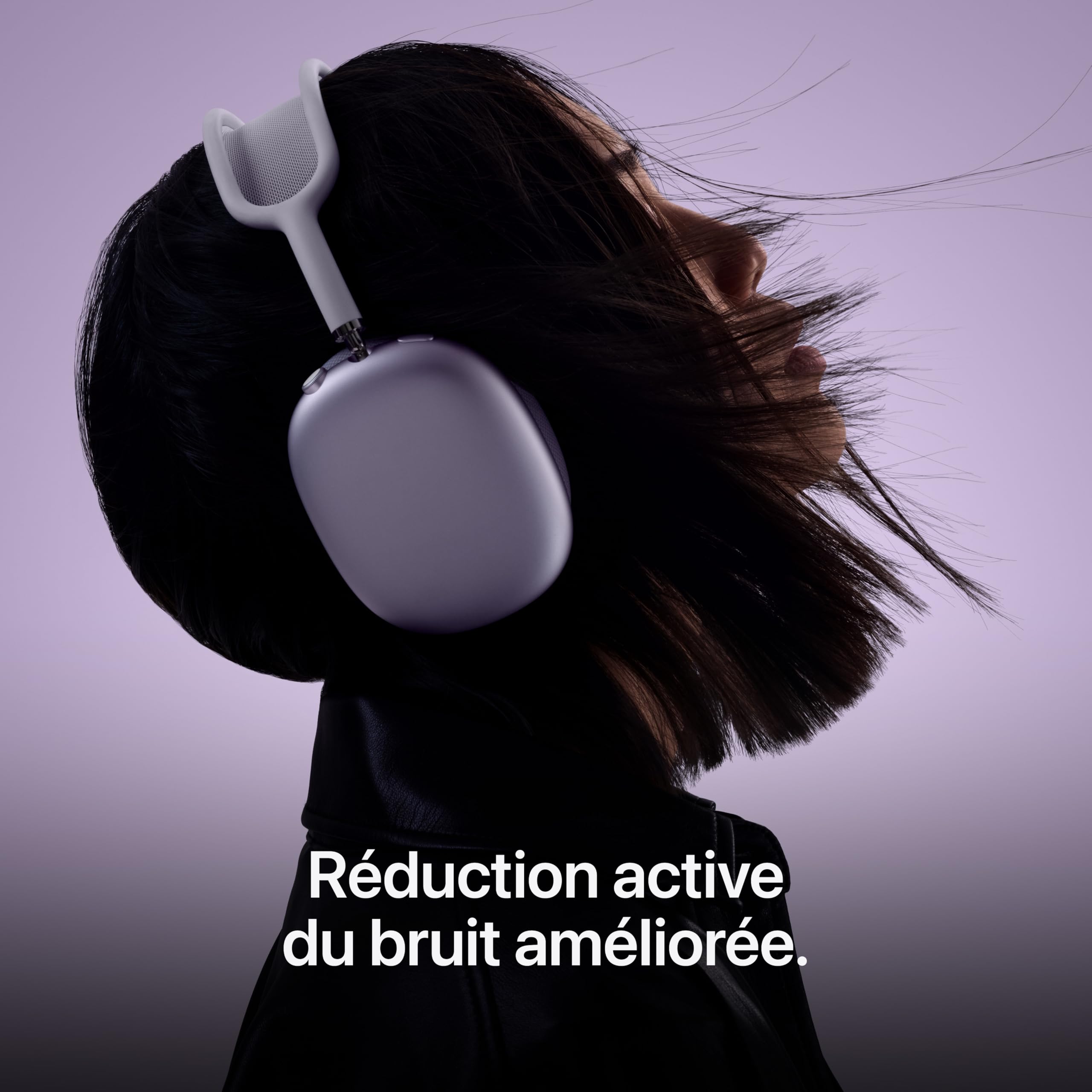 Apple AirPods Max 2, Casque Circum-auriculaire sans Fil, Réduction Active du Bruit, Audio adaptatif, Audio Spatial personnalisé, Traduction en Direct, Casque Bluetooth pour iPhone - Minuit