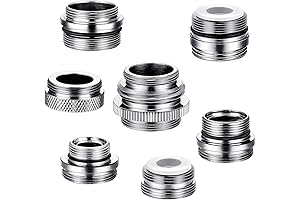 7-Piece Faucet Adapter Kit – Connecting Water Filters and Garden Hoses