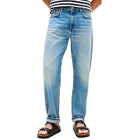 Tommy Hilfiger Uomo Jeans Regular Tapered Harlem in Cotone, Blu (Taj Blue)