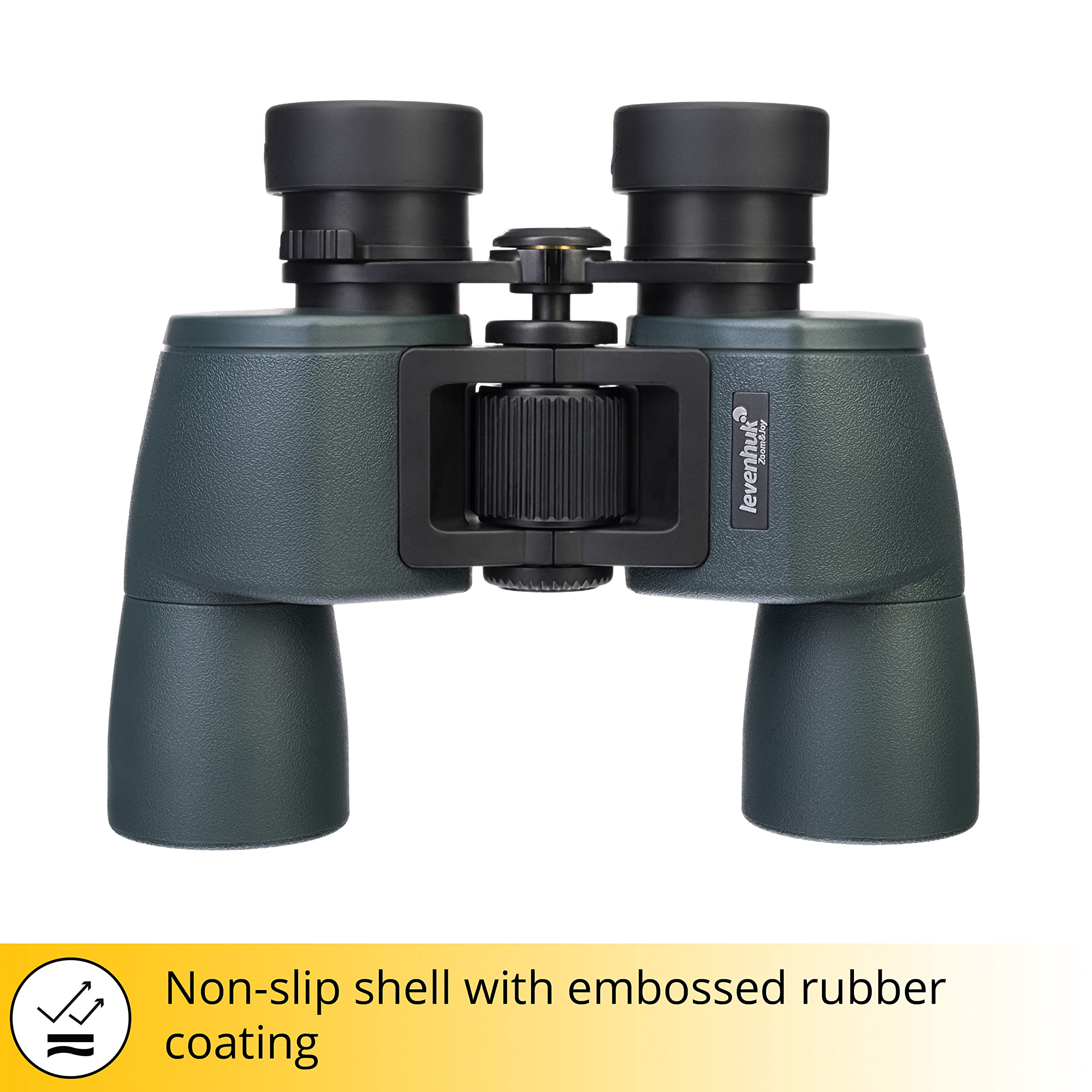 Binocolo Levenhuk Sherman PRO 10x42 con Ottiche Fully Multi-Coated e Oculari a 5 Elementi Dal Design Esclusivo | Prismi di Porro, Ottiche BaK-4 Multistrato, Antiappannamento, Ideale per Birdwatching, Caccia, Natura e Escursionismo
