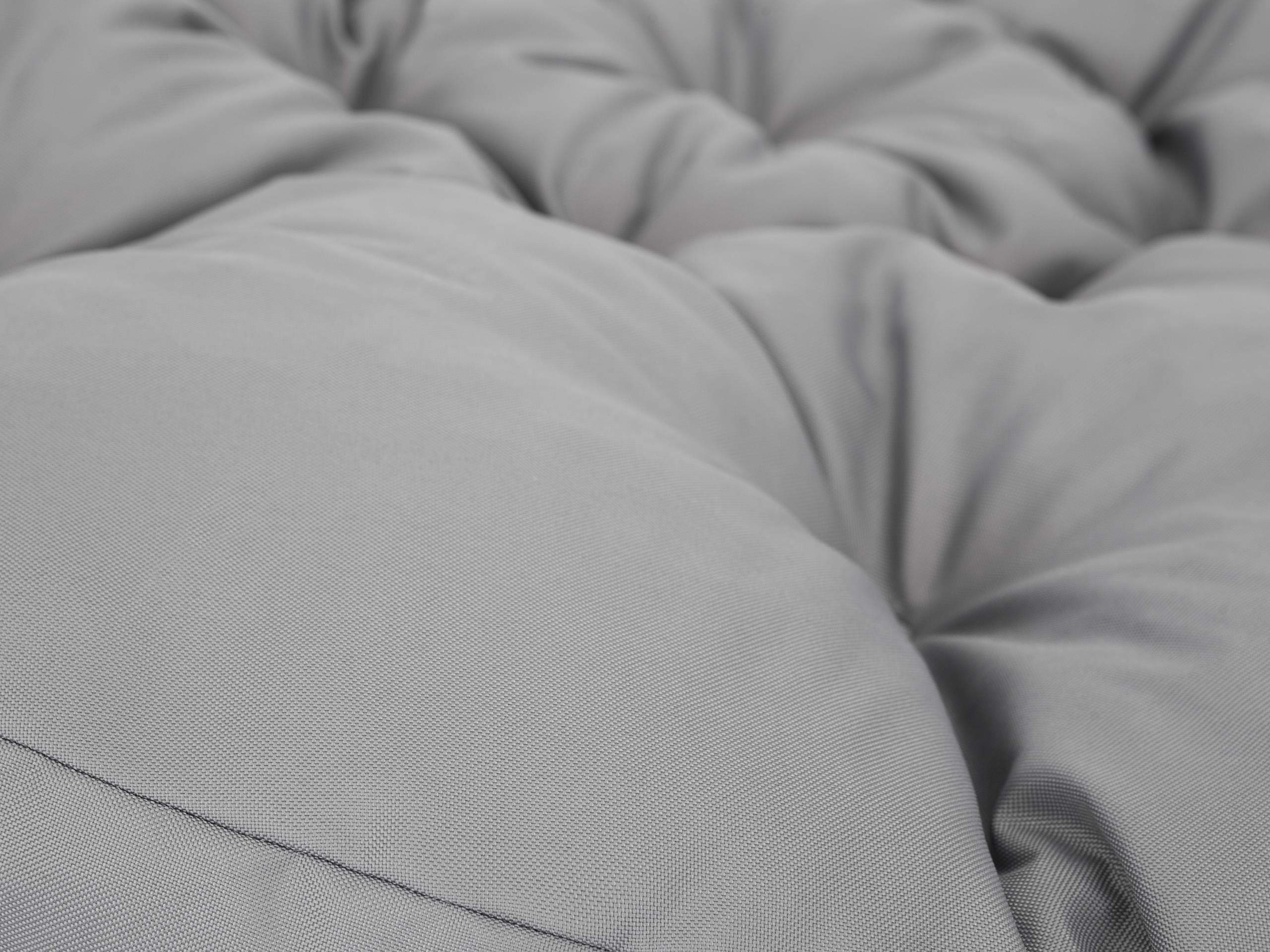 Cuscino Per Poltrona Papasan - Diametro 114 Cm, Imbottito, Motivo Erba Verde, Made In EU - Foto 4