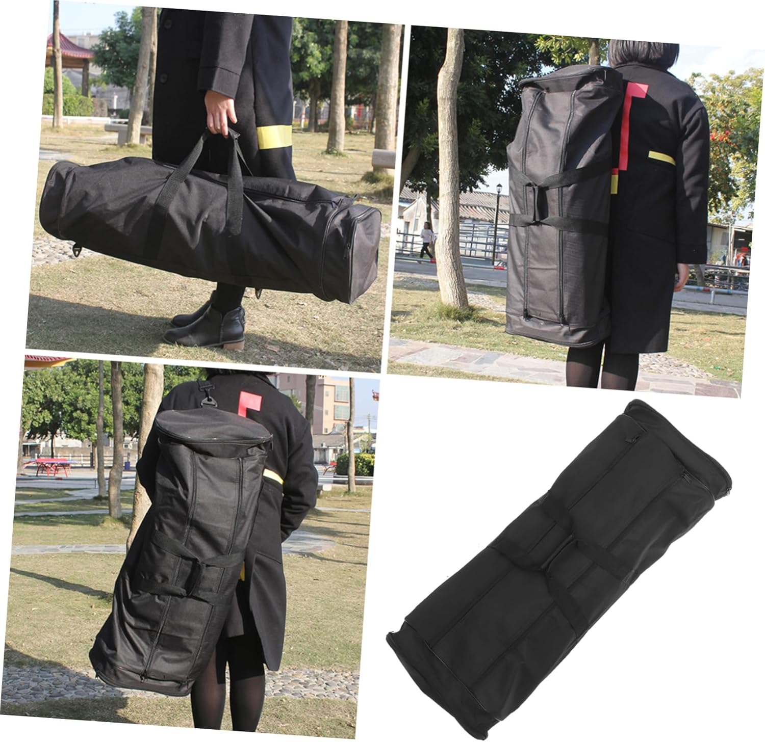 ARTIBETTER Portable Telescope Storage Bag Multi-functional Outdoor Shoulder and Handbag Protective Case for Telescopes and Accessories Stylish and Durable Design Black