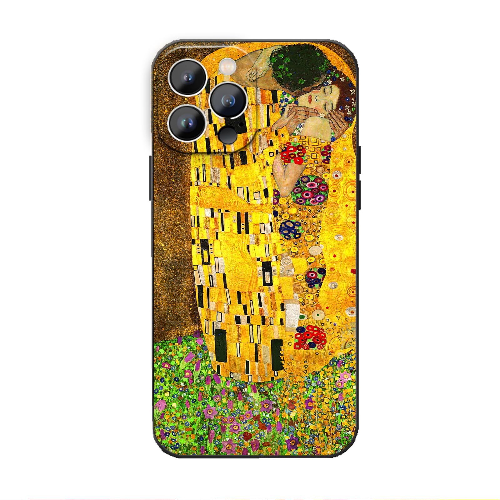 Coque antichoc en TPU iPhone 14 Pro Max protégeant des chutes avec design Gustav Klimt