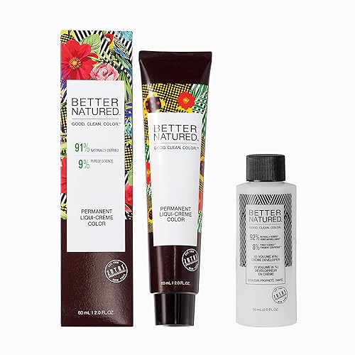 Permanent Hair Color Dye & Developer - 100% Gray Coverage - (26 shades) Salon Quality at Home, Radiant Color that Lasts 8 Weeks