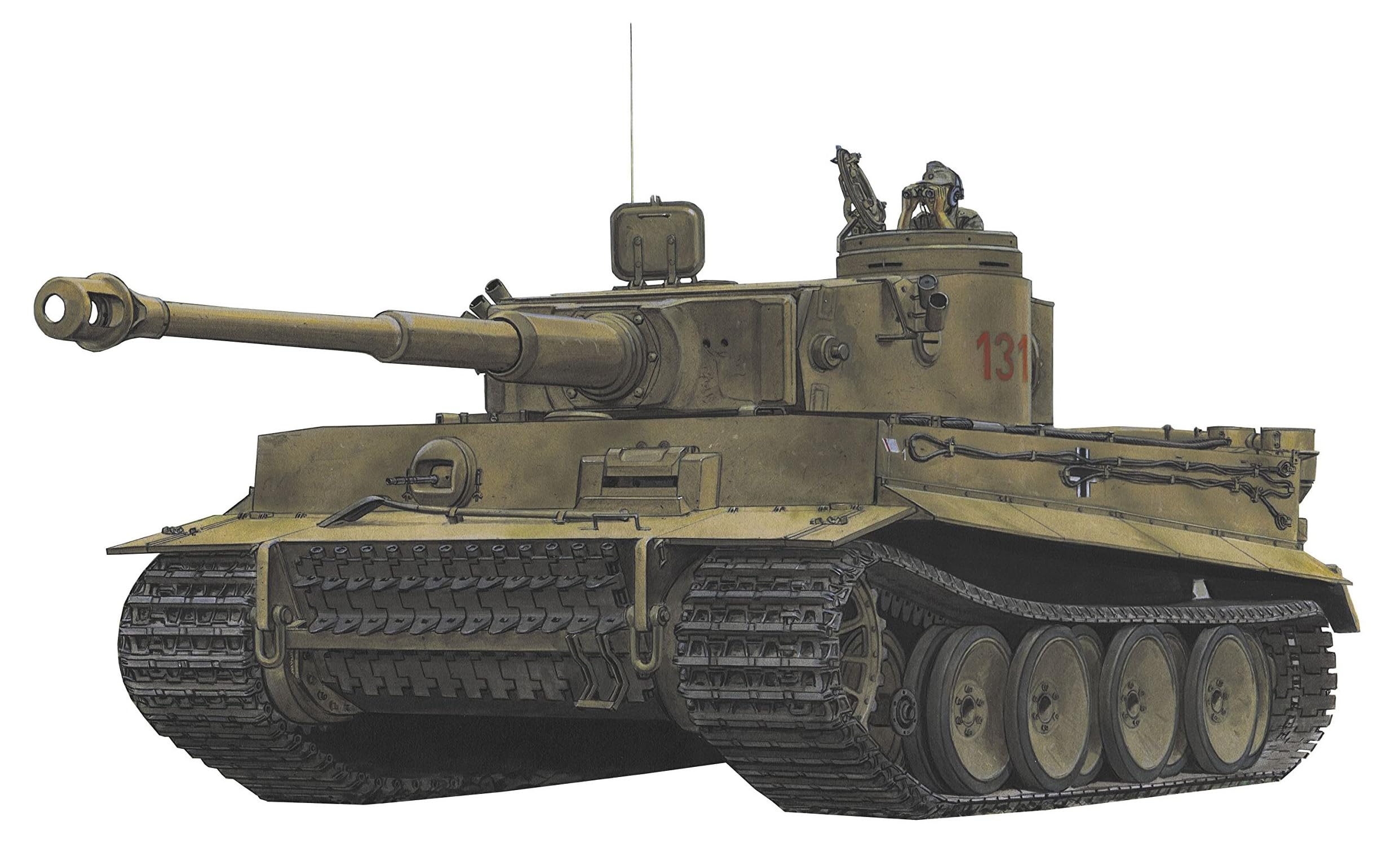 Tiger „131“ frühe Produktion s.Pz.Abt.504 Tunesien
