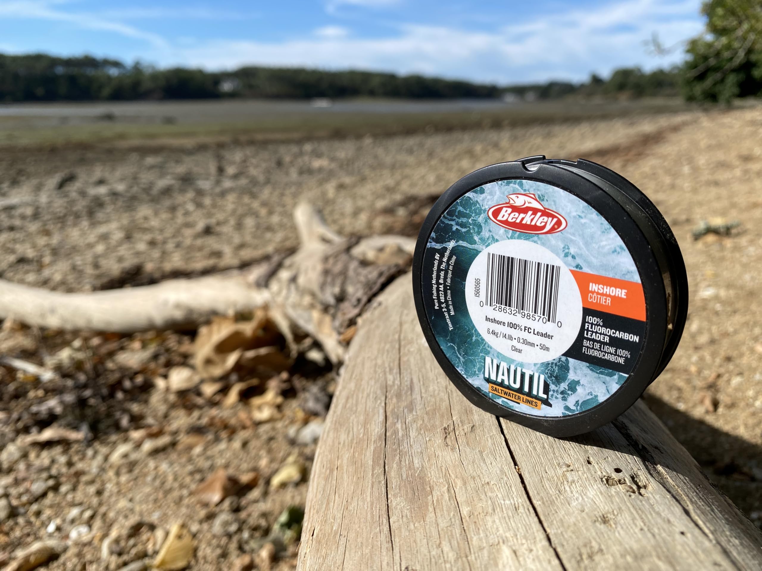 Berkley Nautil Inshore Ligne de pêche fluorocarbone Transparent