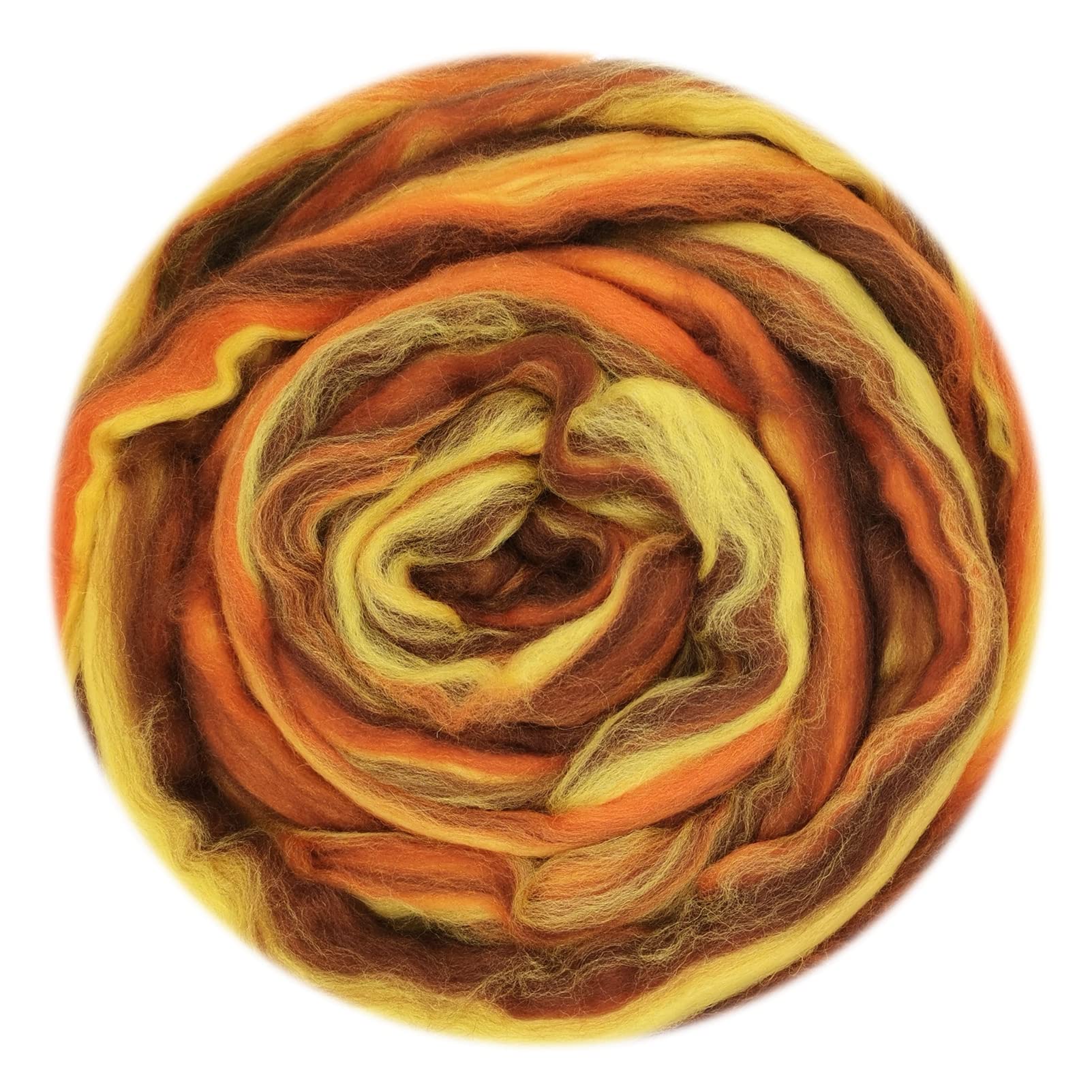 50G Blended Felting Wool - 24 Options for Needle Felting Kit - 19 Microns Fast to Felt (06)