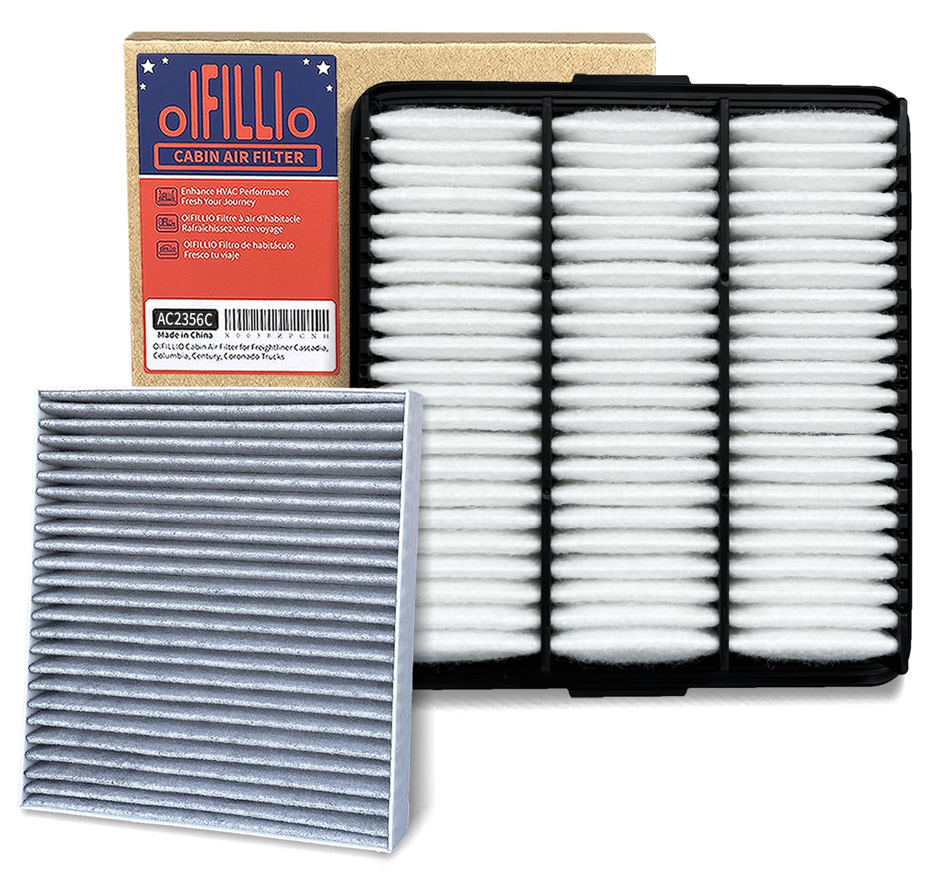 Engine Cabin Air Filter for Elantra (2021-2025), Kona (2024-2025), (NOT FOR HYBRID NOT FOR Elantra N), Replaces 28113-AA100-AS, 97133-L1000, 28113-AA100