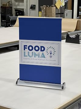 A3 - Mini Table Top Counter Retractable Banner Stand Desktop 7 Pack 11 34"x17 Mini Retractable Roll Up Banner Stand Stand Only