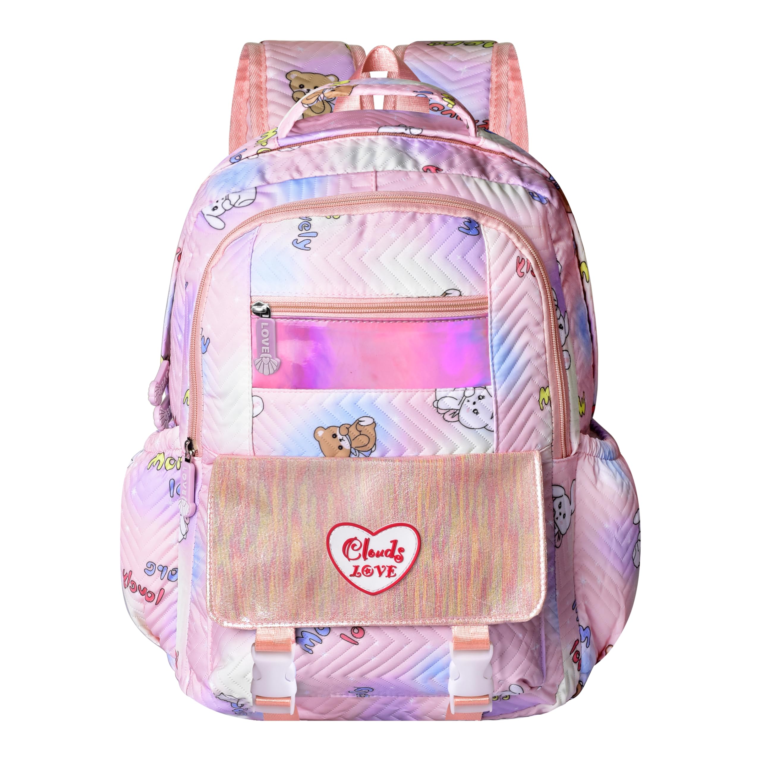 15.6 Inch College Cute Bookbag Anti Theft Women Casual backpack for Teen School Girls laptop bag