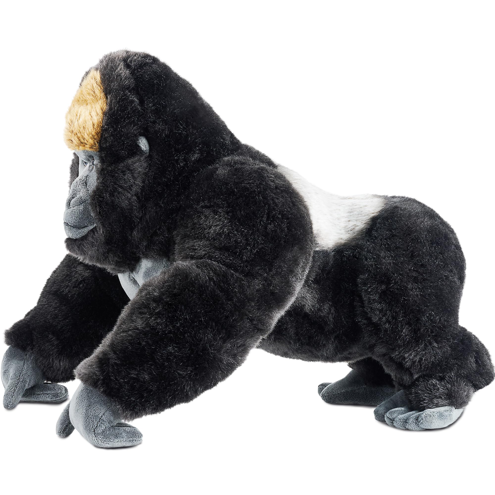 Amazon.com: Silverback Gorilla Stuffed Animal, Black King Kong 