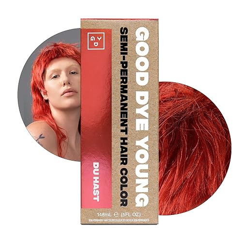 Good Dye Young Tinte semipermanente para el cabello Du Hast Pink, color de cabello temporal con protección UV, tinte para el cabello rosa