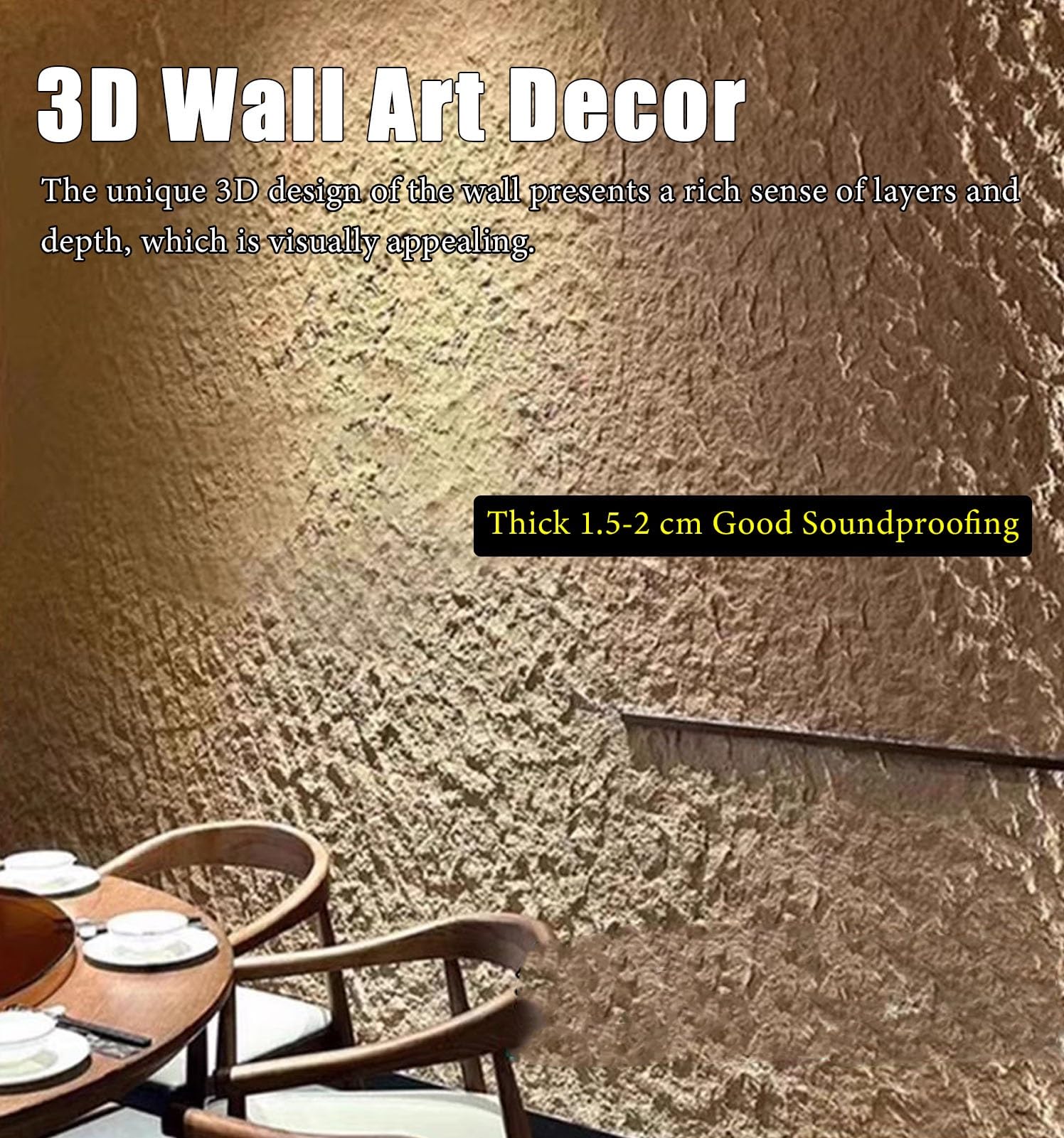 Pannelli Decorativi Pareti Pannelli per Rivestimento Murale a Secco Impermeabili (6/4/2 Pezzi), Pannelli per Pareti Interne ed Esterne, Texture Carta da Parati, Rivestimento per Sfondo TV, Rivestiment