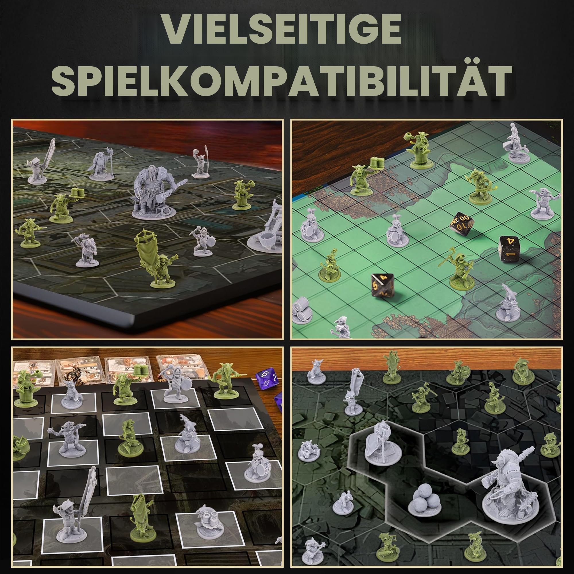 Path Gaming Fantasy Goblins Set für DND-Miniaturen, Figuren, RPG, 28 mm, Dungeons und Dragons, Unbemalt, Monster-Miniaturen, Tisch-Miniaturen