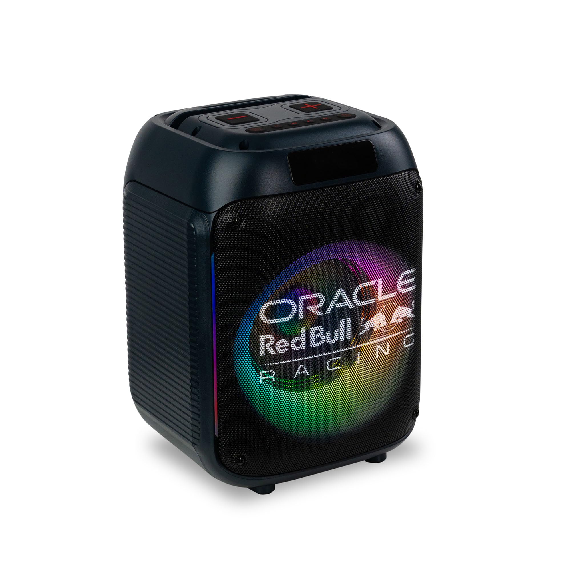 Oracle Red Bull Racing Party Bluetooth Lautsprecher mit LED Lichtern - Maximale Leistung 40 W - USB, FM, TWS & Fernbedienung