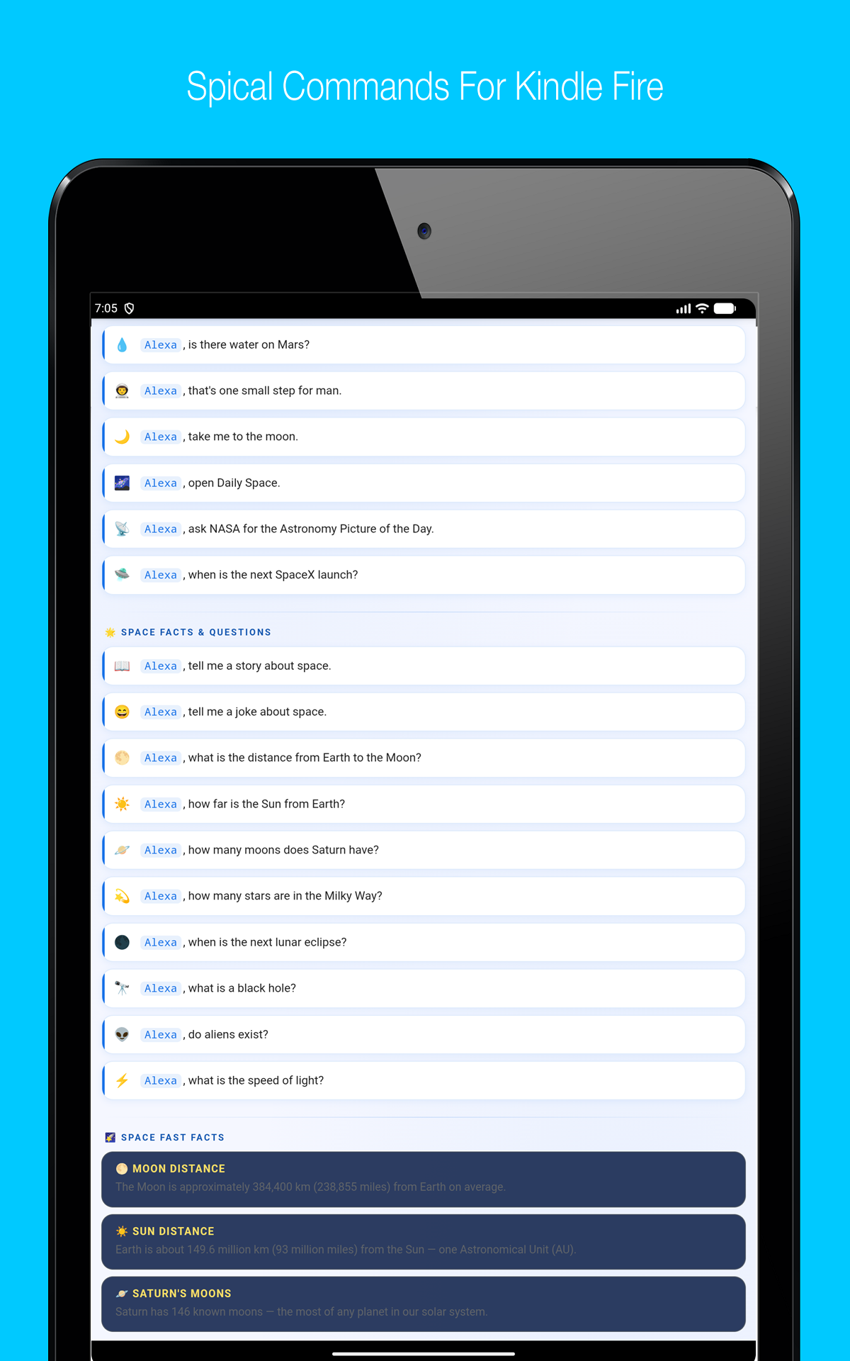 Commands For Alexa - App on Amazon Appstore