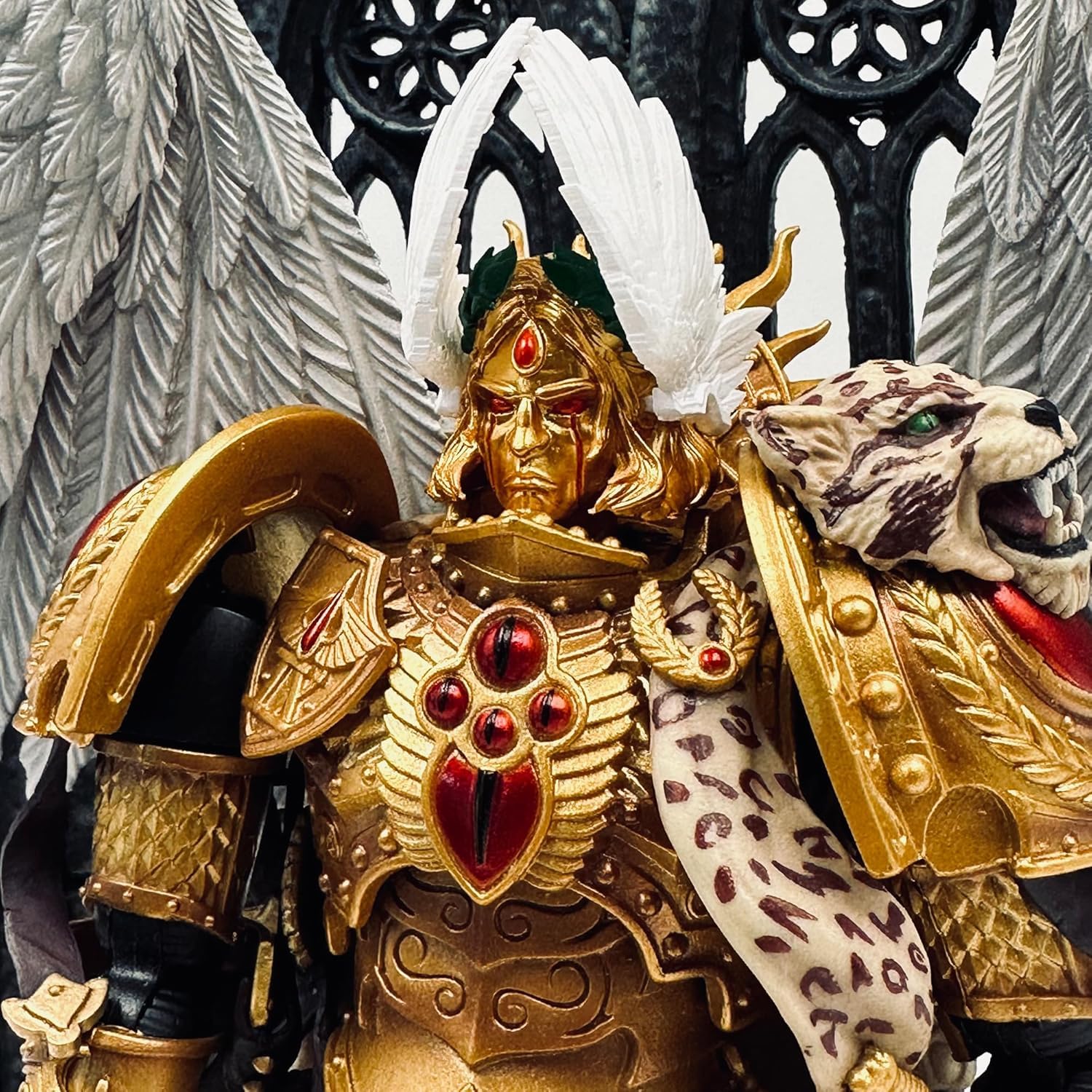 TOYVERSE Helmet Part 02, Sanguinius Accessories, PVC Soft Rubber Model Accessories, Applicable to JOYTOY Products, Ages 15 and Above