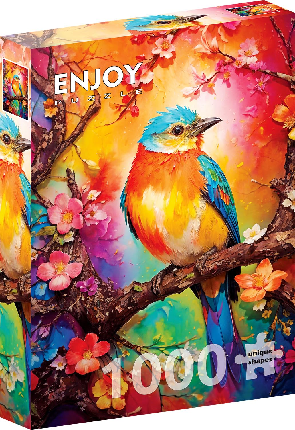 Puzzle 1000 Pieces – Colorful Birdie