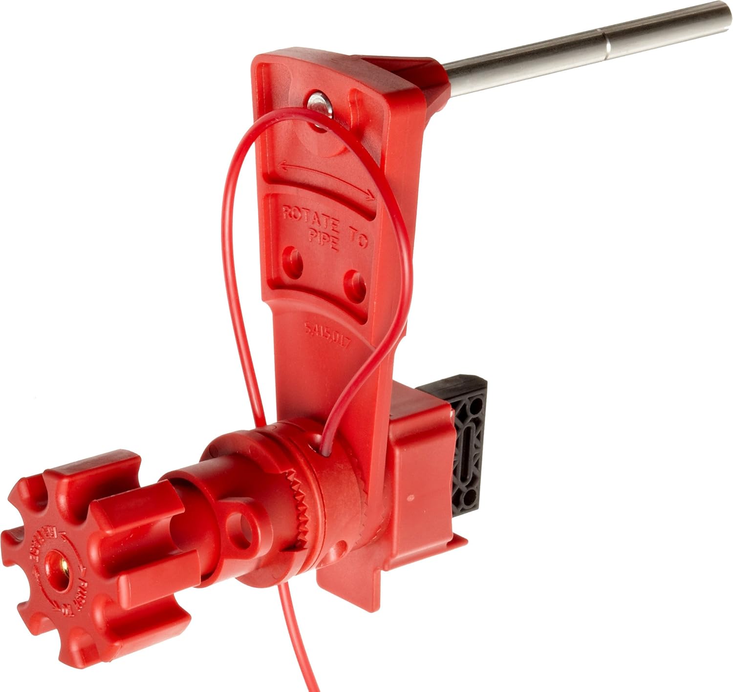 Brady Universal Valve Lockout with Blocking Arm, Small, for Handles up