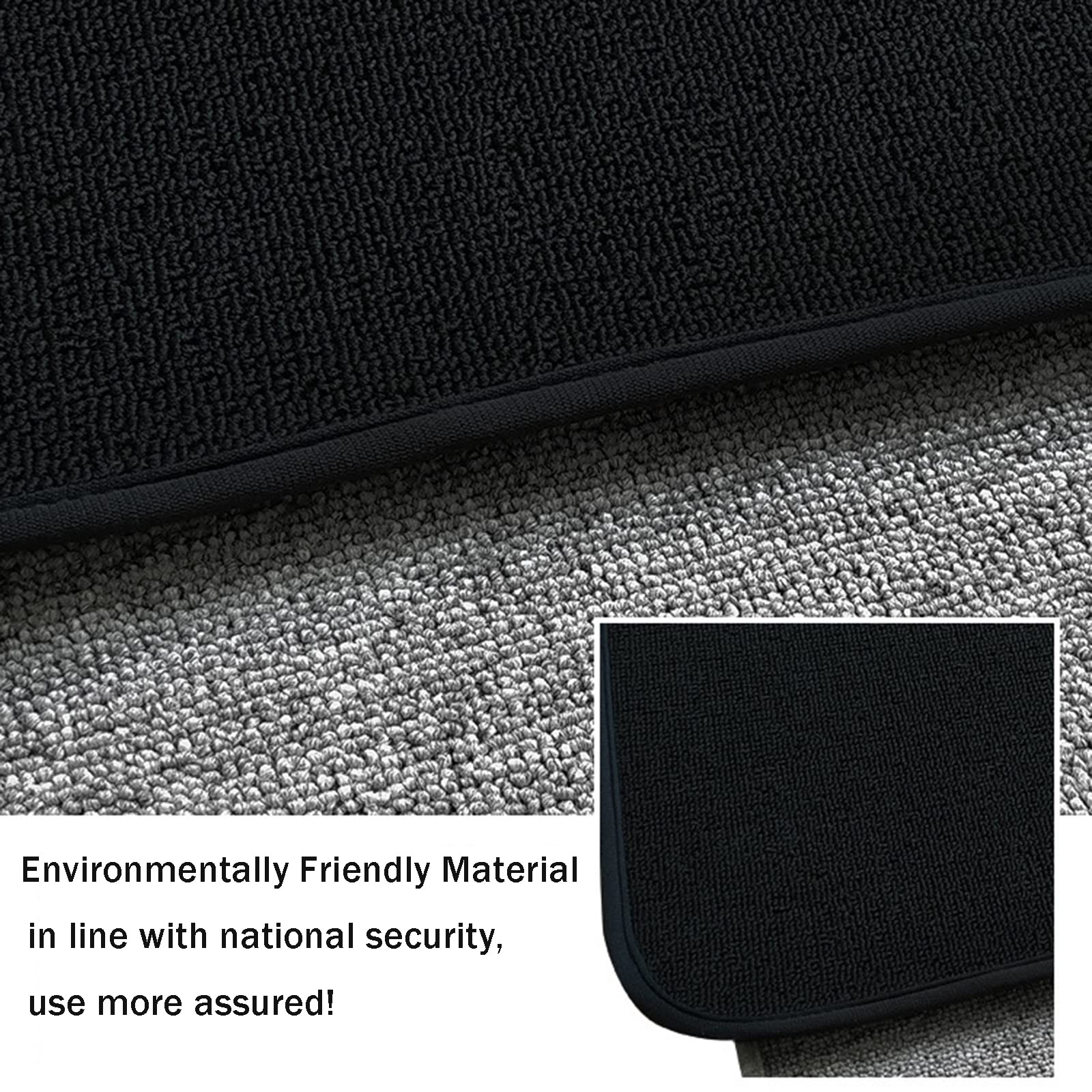 Tappeto Fonoassorbente Batteria, Tappeto per Batteria 200x160 cm, Tappeto Isolante Acustico Pavimento, Tappetino Insonorizzato Antiscivolo per Grancassa Rullante Tamburo Jazz Tappetini(Color:Nero)
