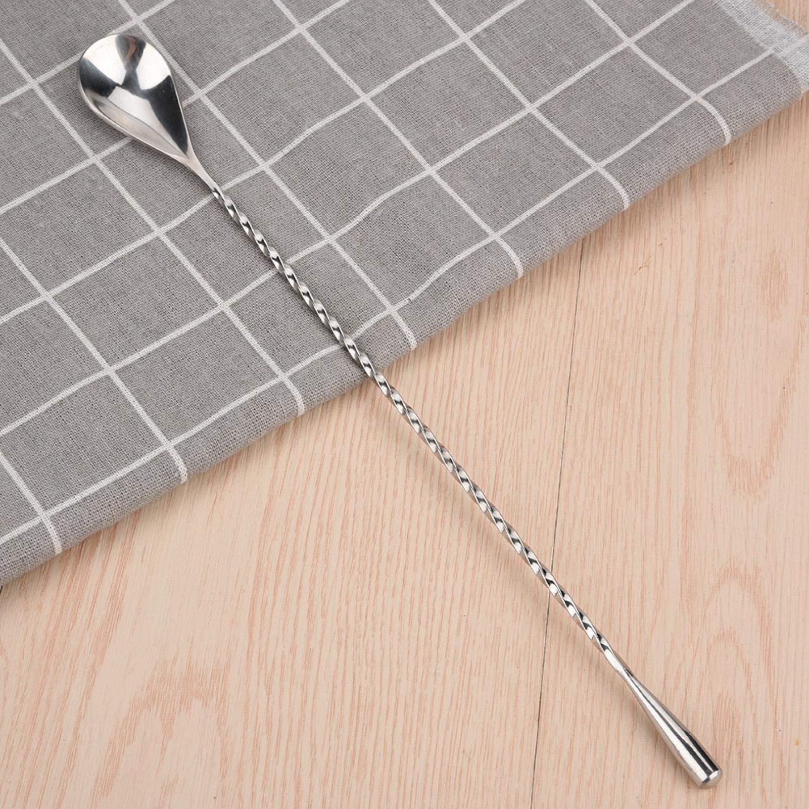 Cocktail Mixing Stick Stainless Steel Long Handle Spoon