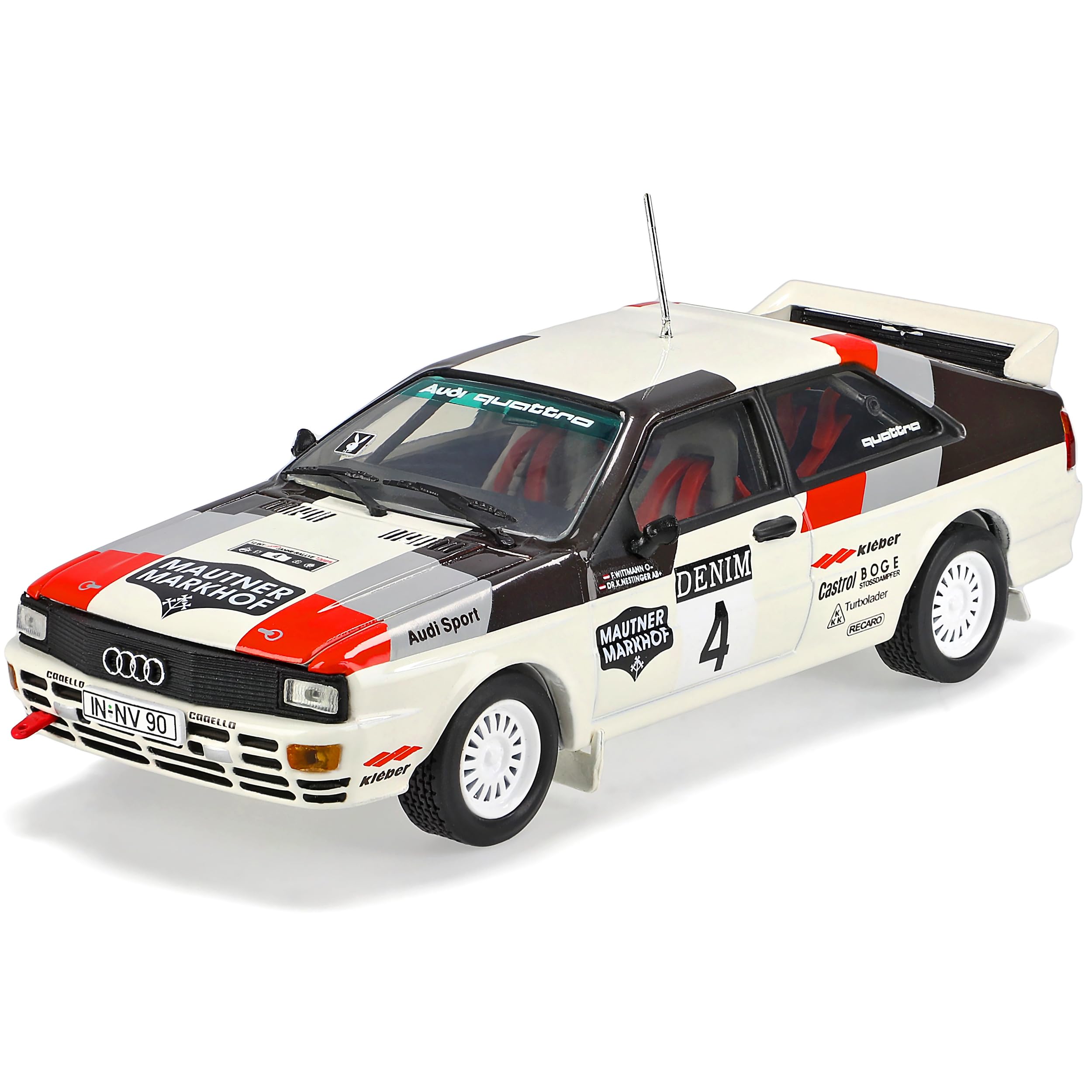 Vitesse Defekte Vitrine A*u*d*i Quattro F. Wittmann Nestinger 1981 Janne Rally 1/43 Modell Auto Modellauto Sonderangebot
