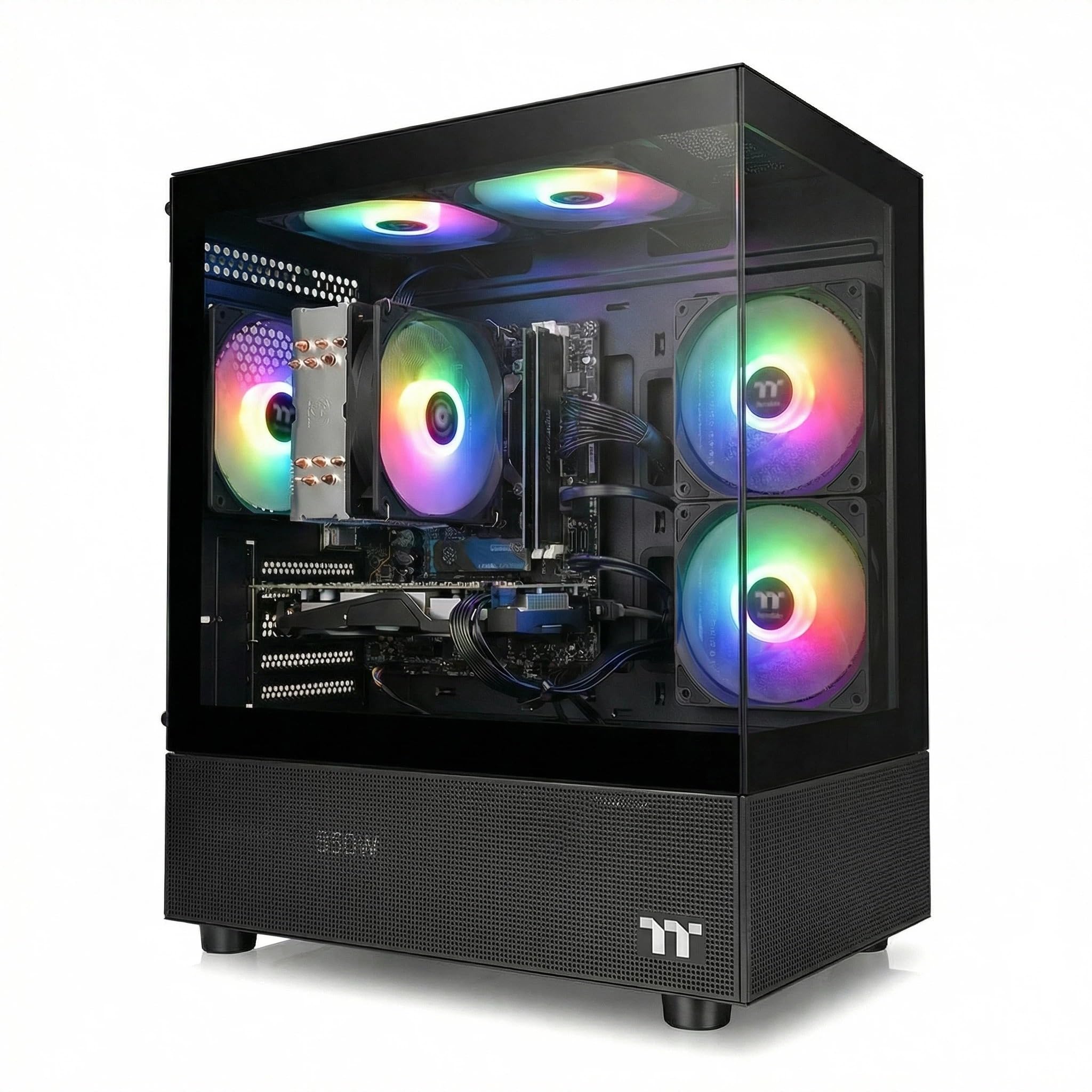 Fast Office & Light Gaming PC, Budget PC Computers Desktop, Intel Core i7 up to 4.0GHz, GTX 1050 Ti 4GB, 16GB RAM, 512GB M.2 SSD, BX3 550W 80PLUS