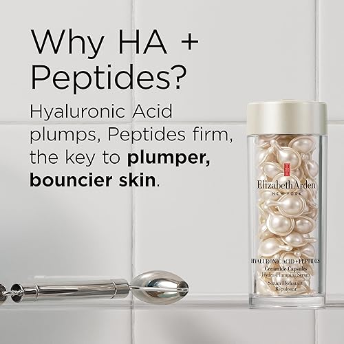 Miniatura 13 de Elizabeth Arden Ácido Hialurónico + Péptidos Cápsulas de Ceramida Suero Hidra-Plumping