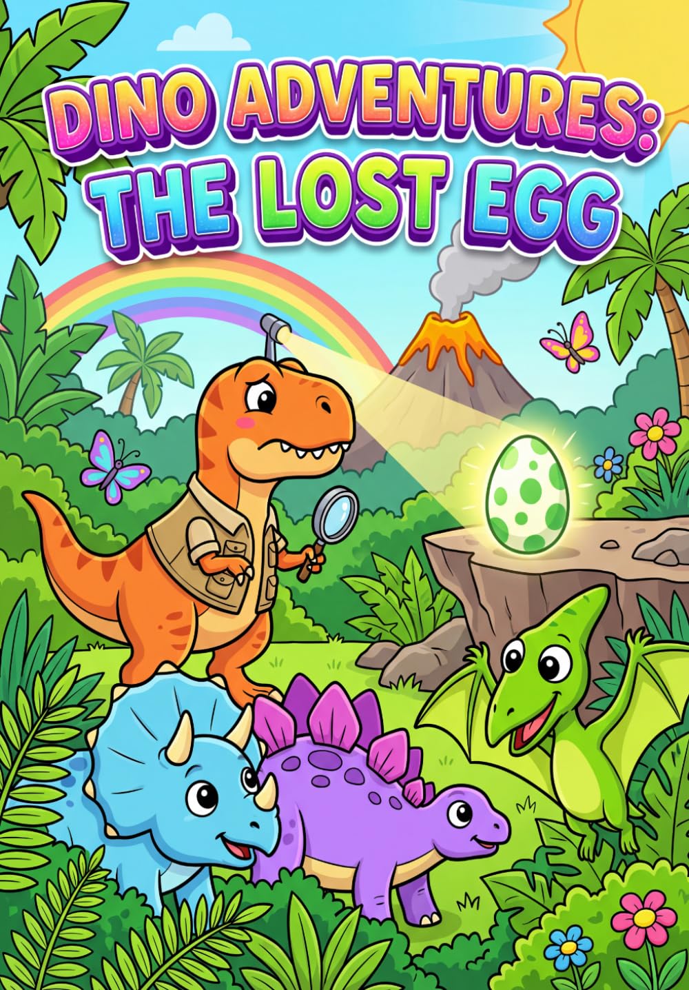 Dino Adventures The Lost Egg Activity Book for Kids Ages 4-8: A Story-Driven Prehistoric Journey with Mazes Coloring Word Searches Connect the Dots Spot the Difference and More