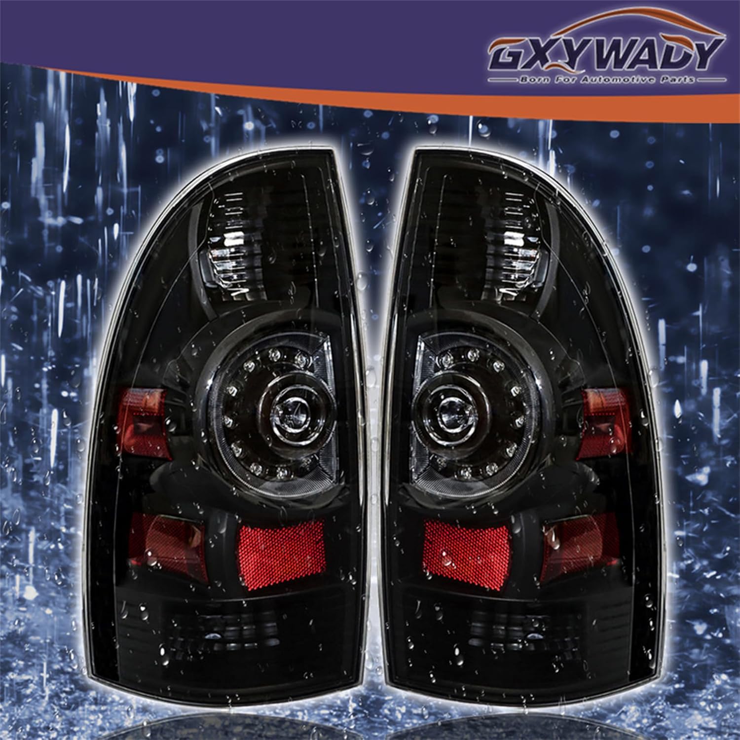 GXYWADY A Pair of Tail Lights 8156004150 8156004160 Replacement for 2005-2015 Tacoma Rear Brake Lamps Stop Signal Lamp