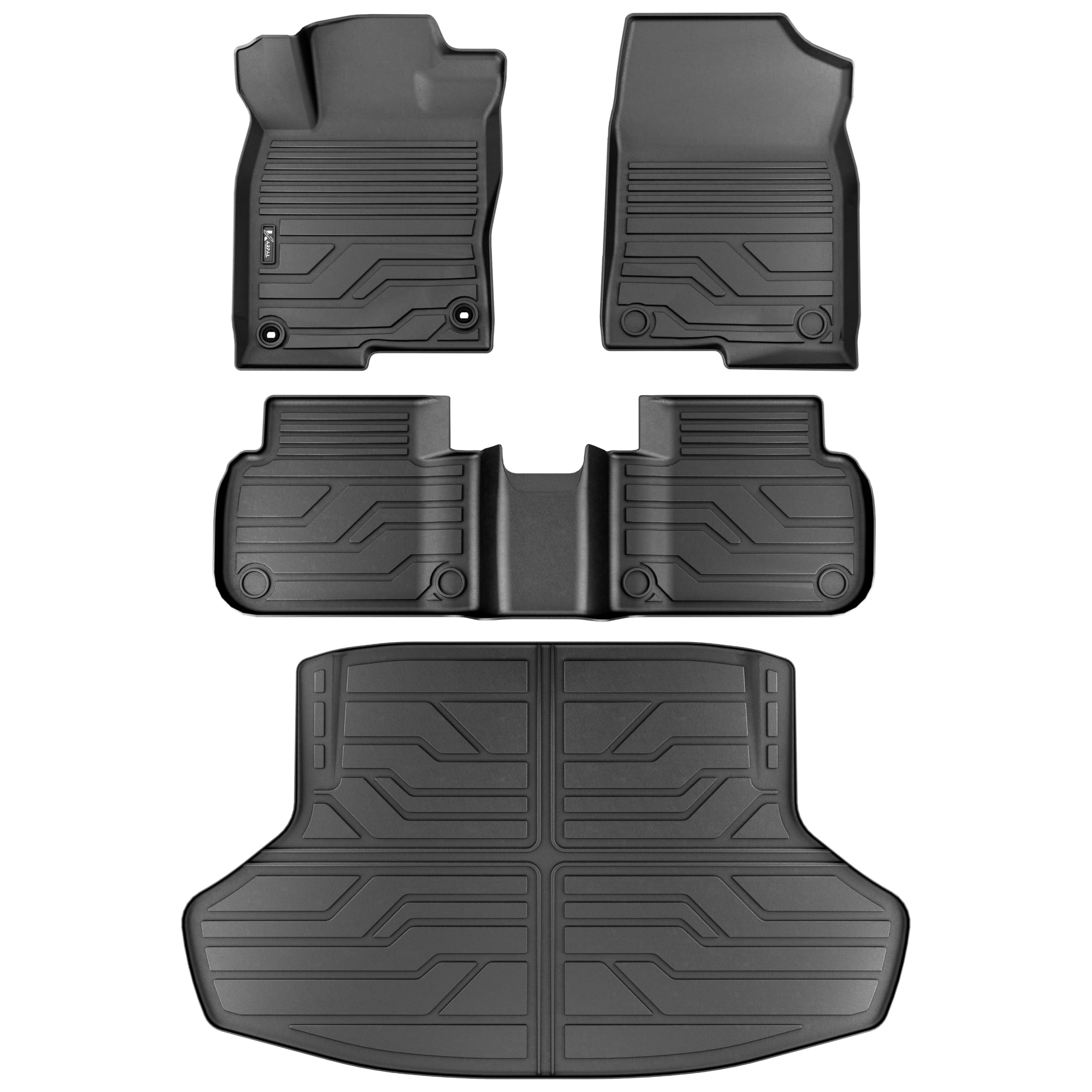 KARPAL Floor Mats for Honda Civic 2022-2026 Sedan (Not Hatchback) | 11th Gen, All Weather, TPE Material, Custom Fit, Floor Liners, Car Mats, Cargo Mat, Trunk Mat, Easy Clean, Non-Slip