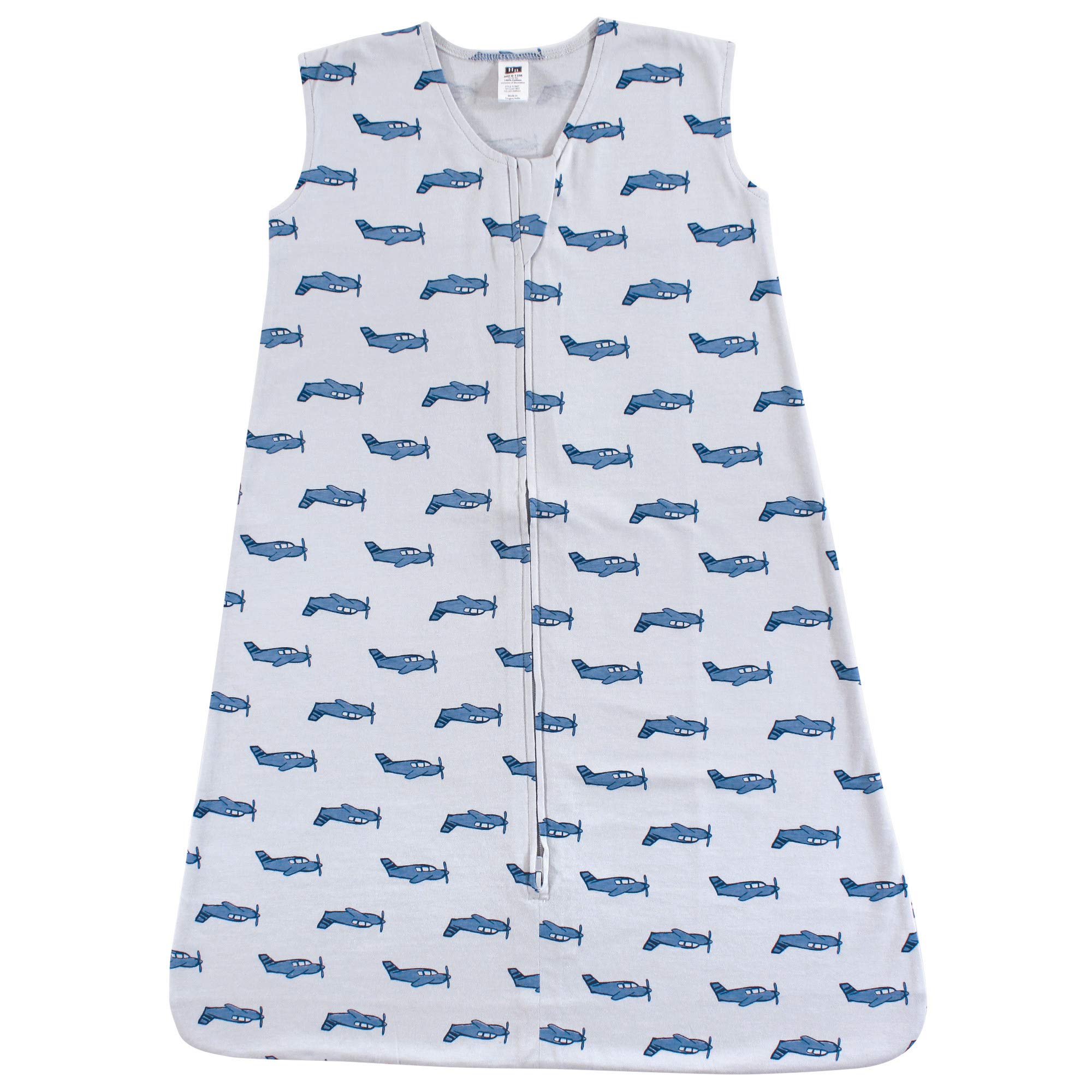 Hudson Baby Unisex BabyCotton Sleeveless Wearable Sleeping Bag, Sack, Blanket