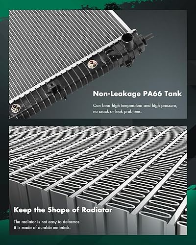 Vista 94 de SCITOO Reemplazo completo del radiador de aluminio para 1993-1998 para Toyota para T100 2.7L 3.0L 3.4L 2090 Radiador