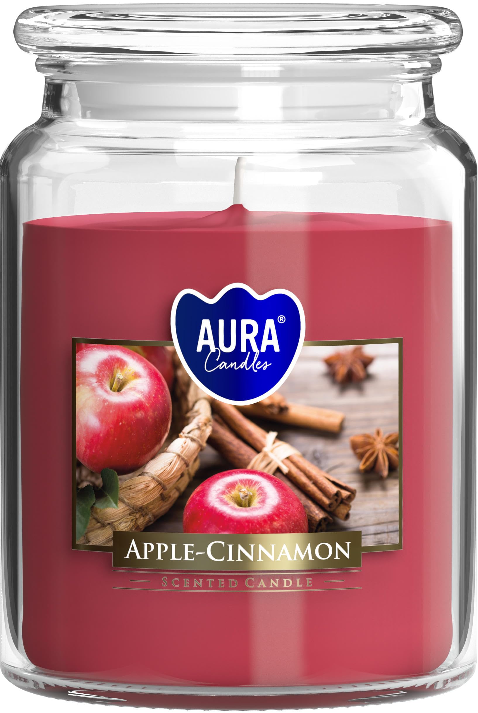 Bispol Premium Line Apple - Cinnamon Scented Candle 500 Ml