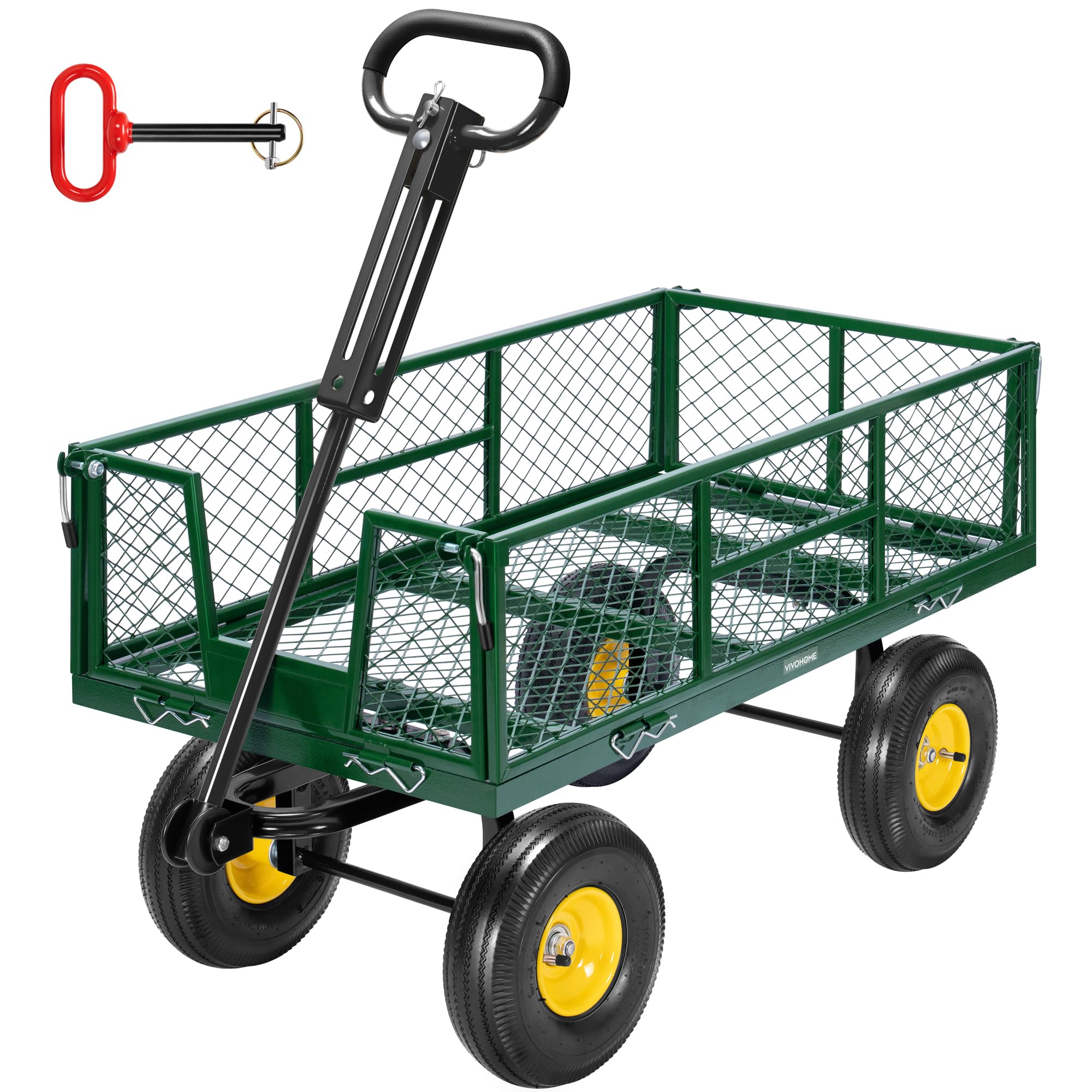 VIVOHOME 900 LBS Garden Wagon