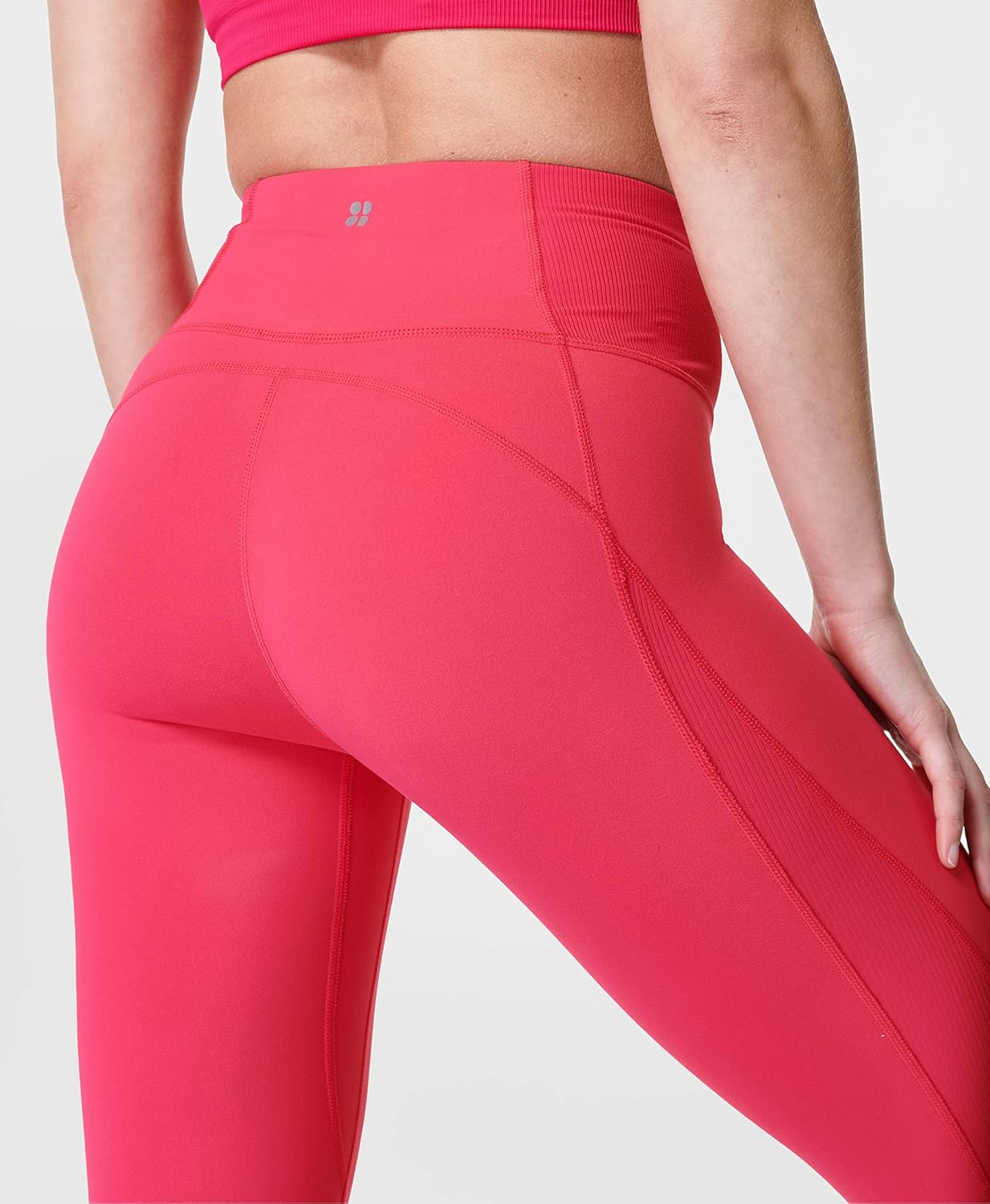 Sweaty Betty Women's Super Soft High Waist Flow Ribbed 7/8 Yoga Workout Leggings - Image 4