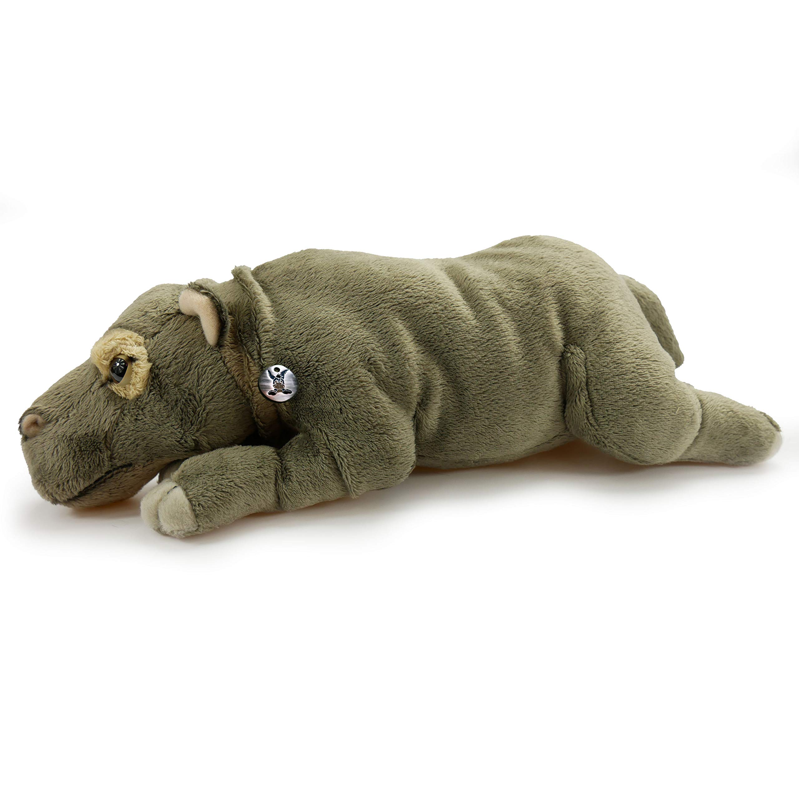 Plüschtier Nilpferd – Liegend & Schlafend – Ca. 20 Cm Lang – Kuschelweich, Für Kinder & Babys