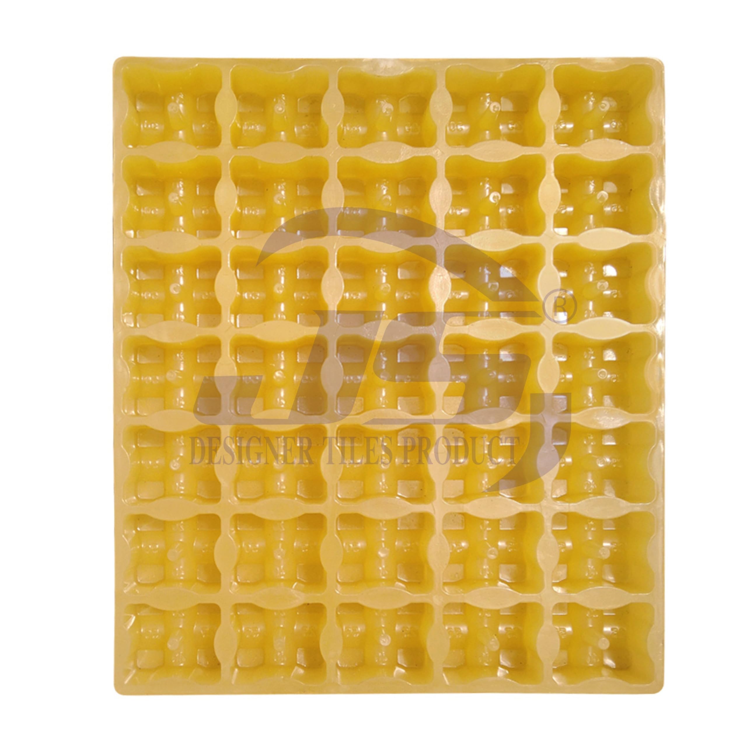 enhance Rubber Cover Mould 20-50MM (35 Cavities) | Multi Size Pvc/Rubber Mould for Slab/Beam/Column/Footing (Made in India)