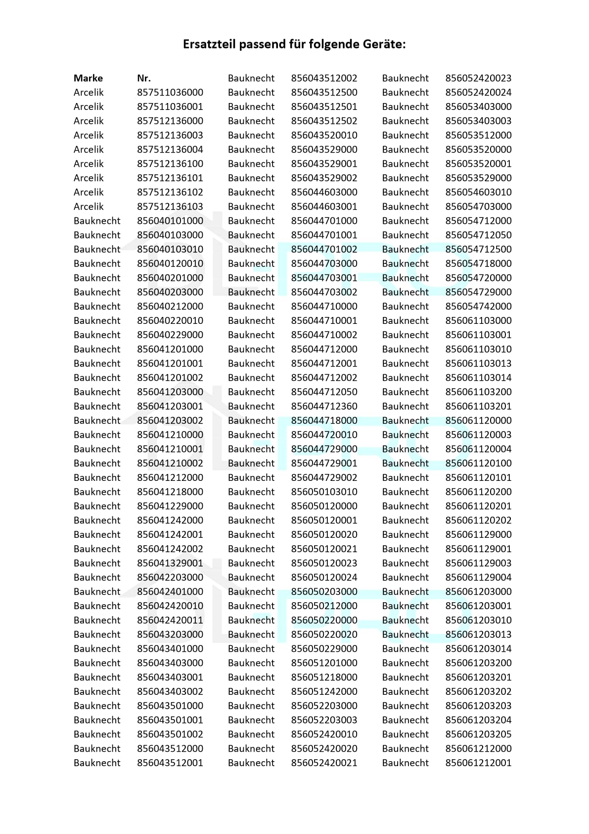 DL-pro Heizelement für Whirlpool Bauknecht 481231028307 IRCA Heizung Rippenformheizung Heizregister 2300W 230V für TRA 44KT TRAK Trockner Waschtrockner Wäschetrockner