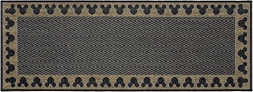 Gertmenian Mickey Mouse 31308 - Alfombra de interior y exterior, decoración del hogar de Disney, alfombra de área perfecta para terraza, patio,