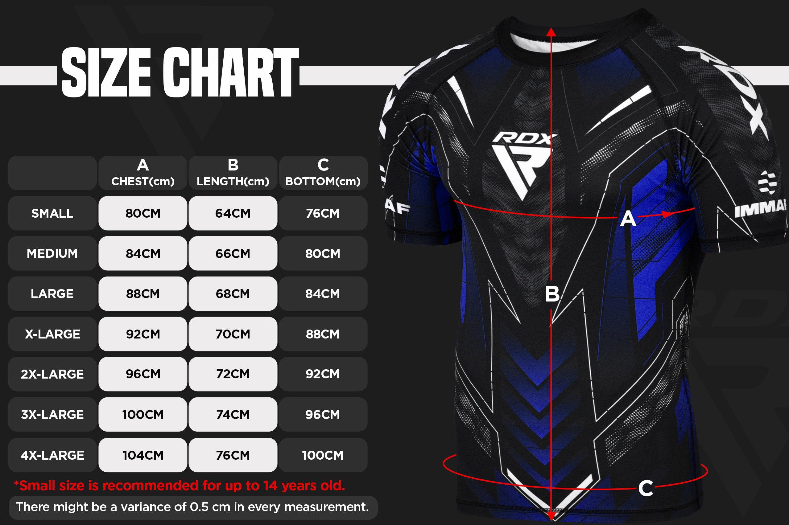 RDX Camiseta de compresión de media manga aprobada por la IMMAF, flexible, para nivel de competición y sesiones de entrenamiento