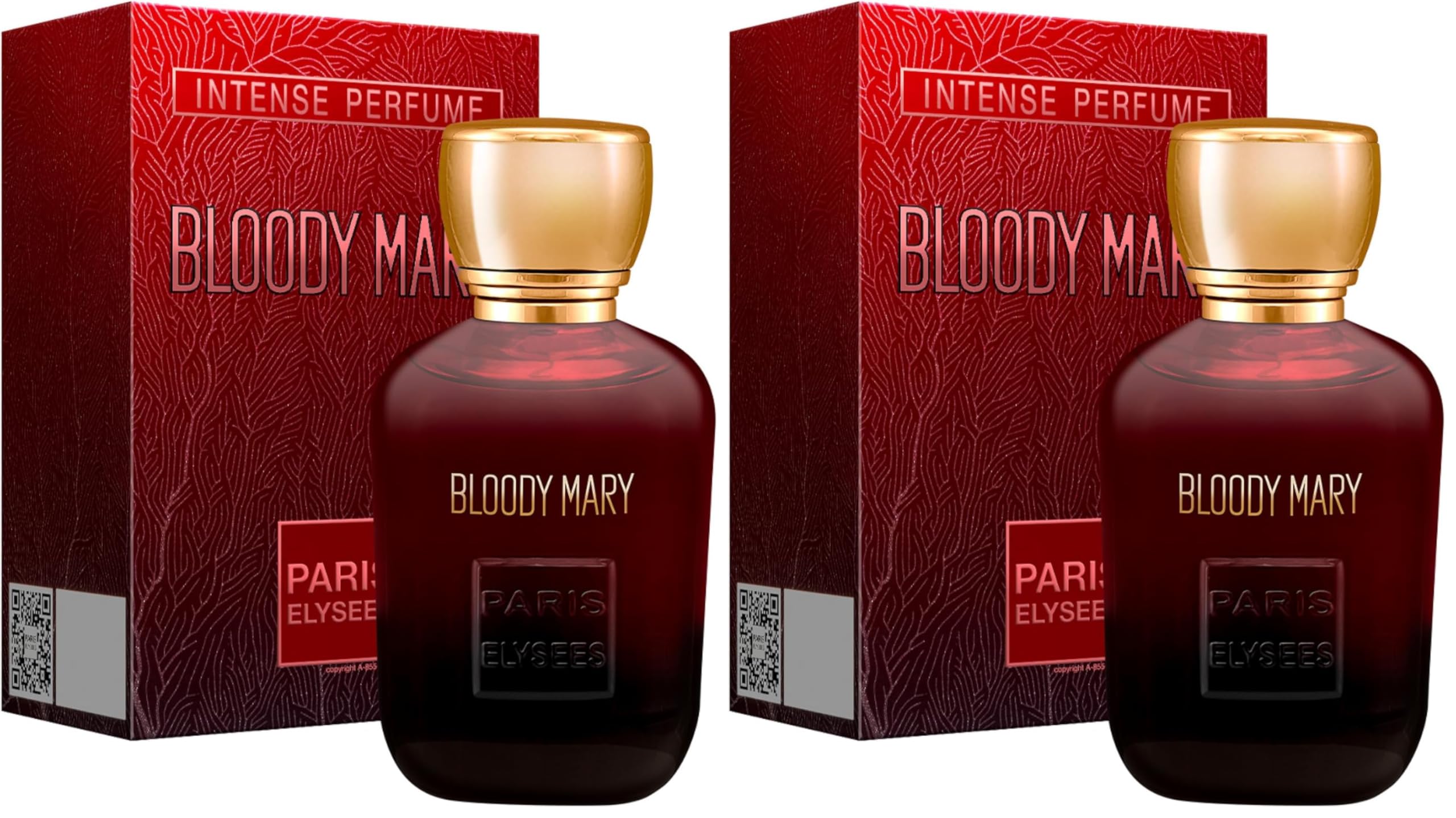 PARIS ELYSEES - Bloody Mary - Eau de Toilette Unisex - Oriental & Floral - Safran & Jasmin - Perfume men - Zerstäuber 100 ml - Inklusive nachfüllbarer 5ml - Reiseflakon (Packung mit 2)