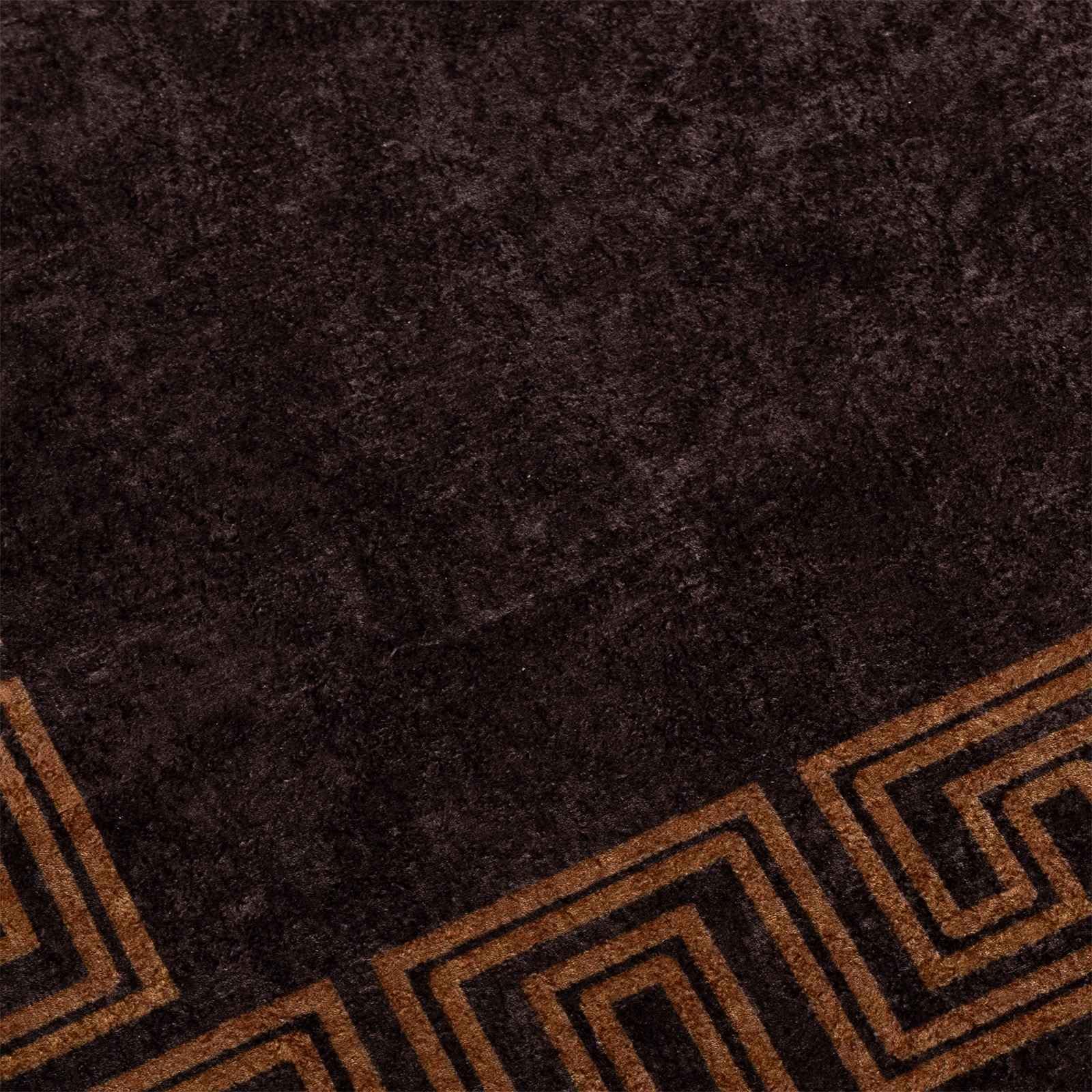 Marsa Tapis de sol, noir, 80 x 450 cm, antidérapant, facile d'entretien, pour couloir, salon, chambre à coucher, balcon