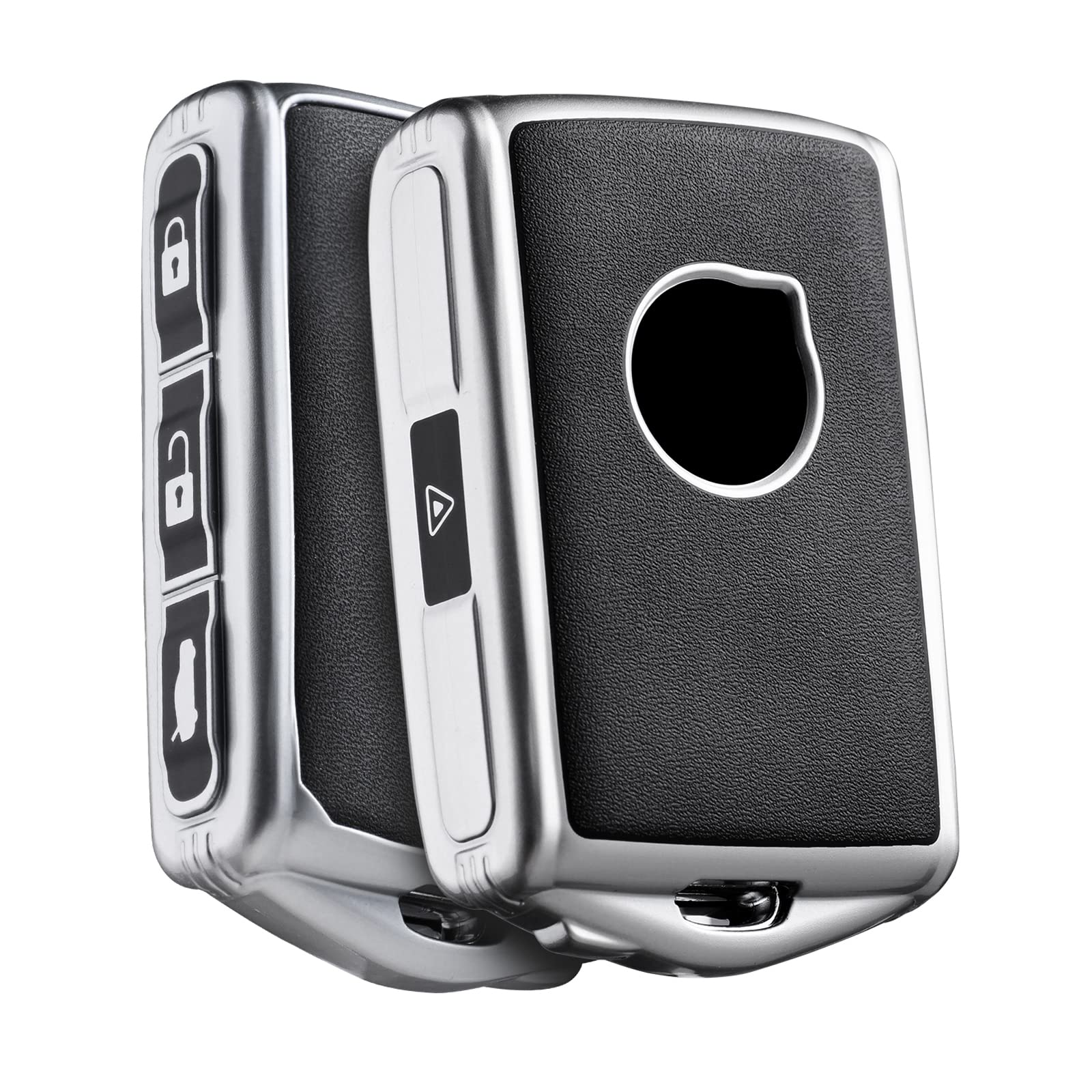 OATSBASF Car Key Case for Volvo, Key Case for Volvo XC40 XC60 XC90 XC70 S60 S80 S90 C30 V70 V90, Key Box Cover (Y-Black)