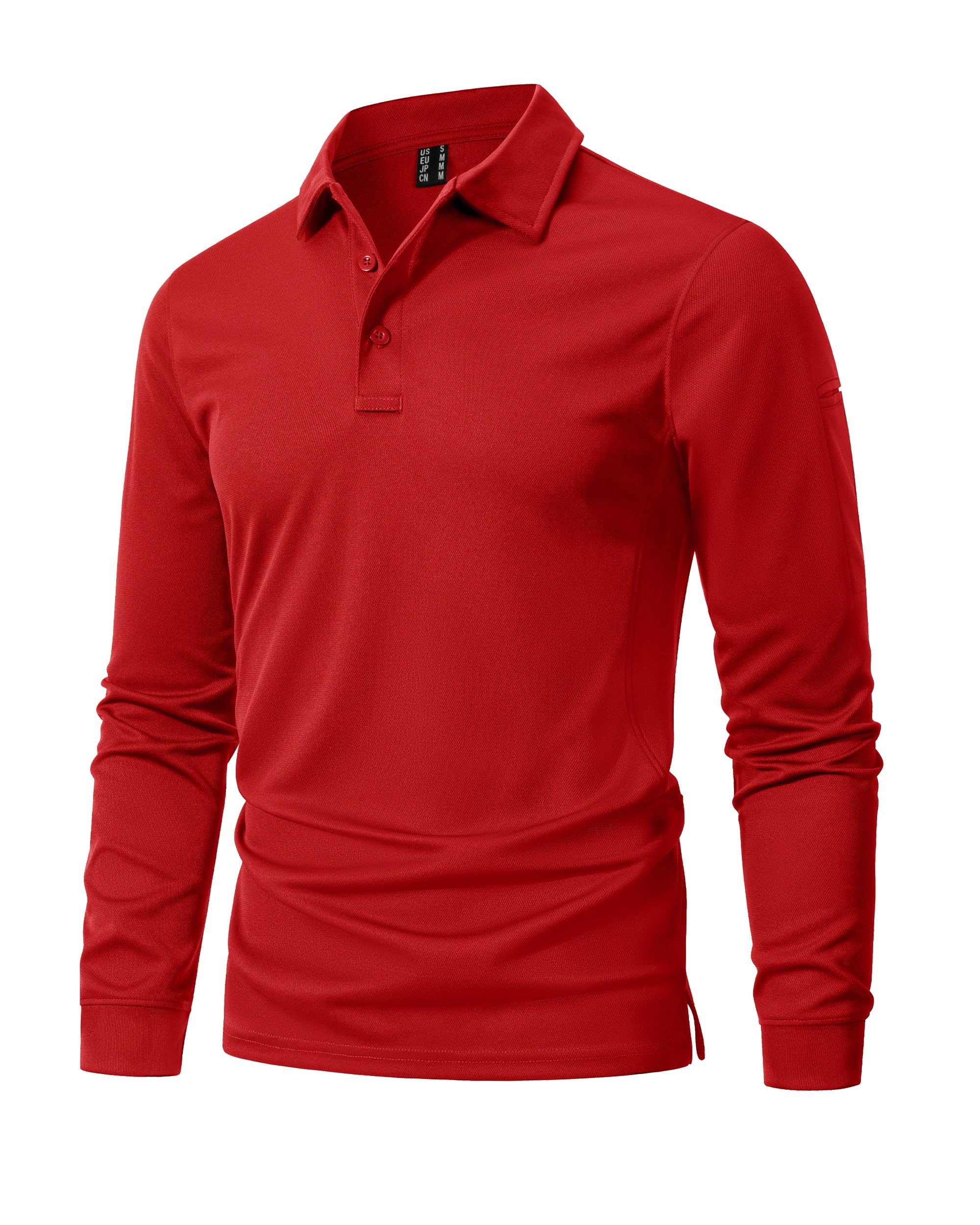 MAGNIVIT Men's Polo Shirts Long Sleeve Tactical Polo
