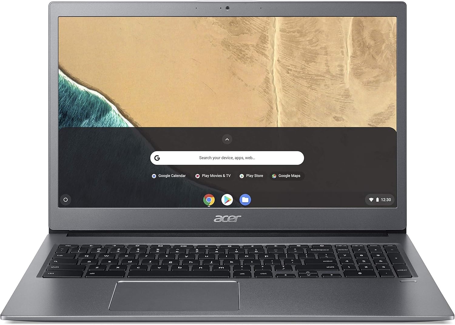 acer 15.6 inches Full HD Touchscreen Premium Chromebook Intel Core i3-8130U 4GB DDR4 128GB eMMC WiFi Webcam Chrome OS (Renewed)