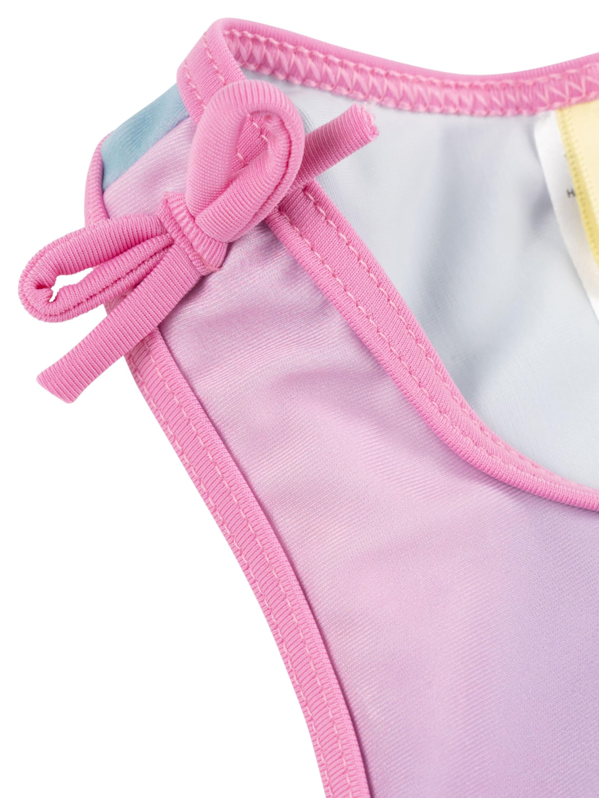 United Labels Disney Lilo & Stitch tankini dla dziewczynek z falbankami, liliowo-różowy, dwuczęściowy kostium kąpielowy, moda kąpielowa dla dzieci