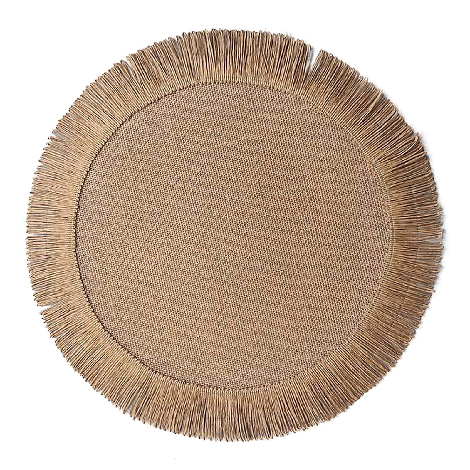 Round Placemats Kitchen Table Mats Insulated Placemat Dining Table Mats Washable Place Dining Washable Waterproof Wipe Off Clean